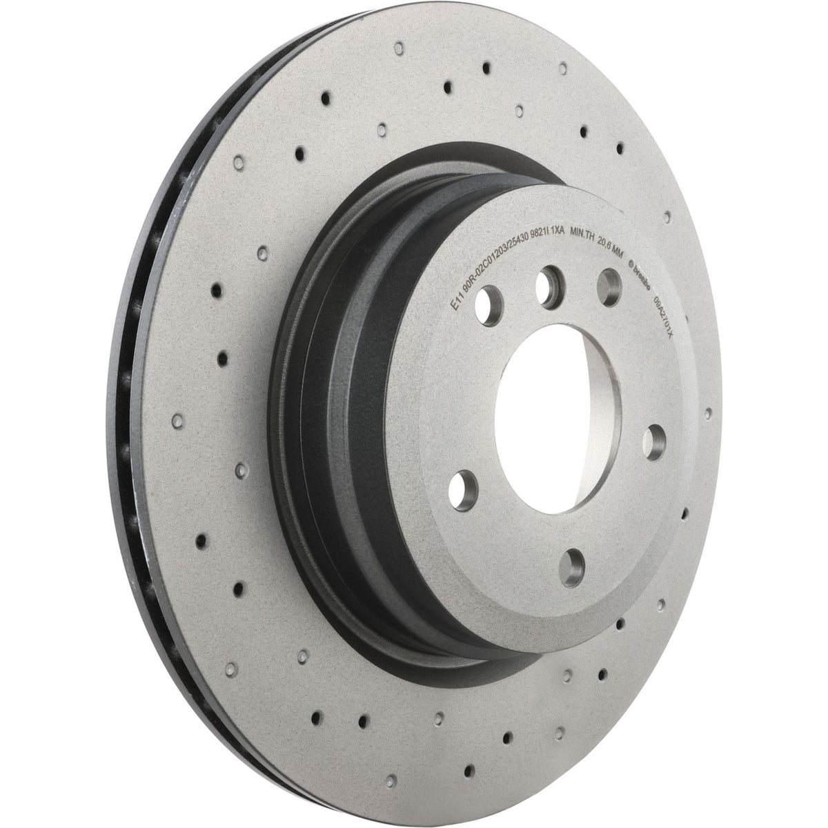 XTRA Drilled Rear Disc Brake Rotor - 09.A270.1X_05