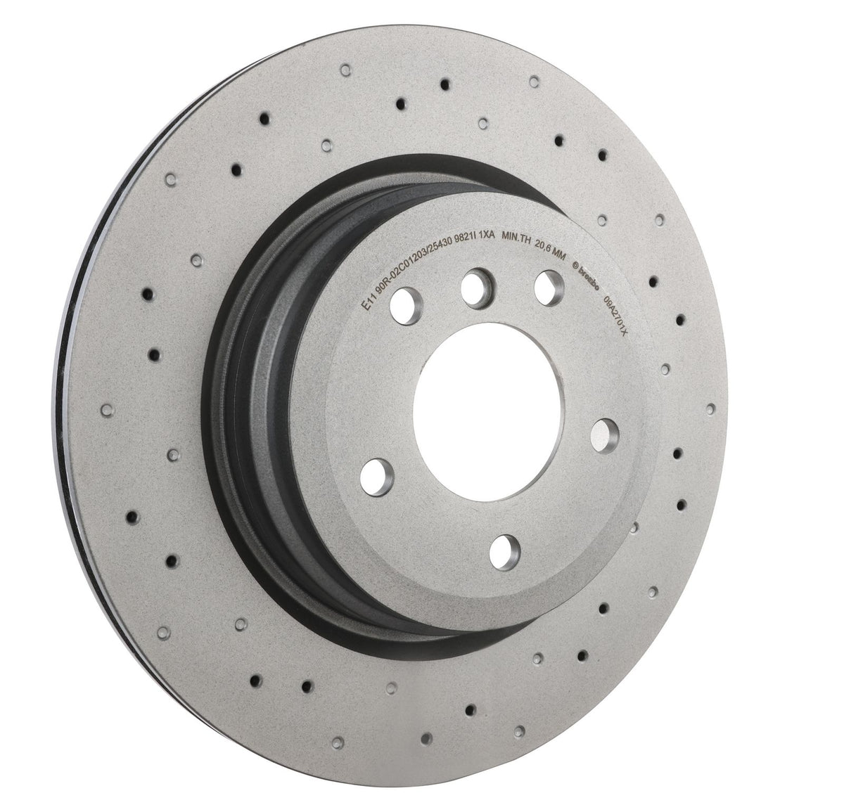 XTRA Drilled Rear Disc Brake Rotor - 09.A270.1X_29