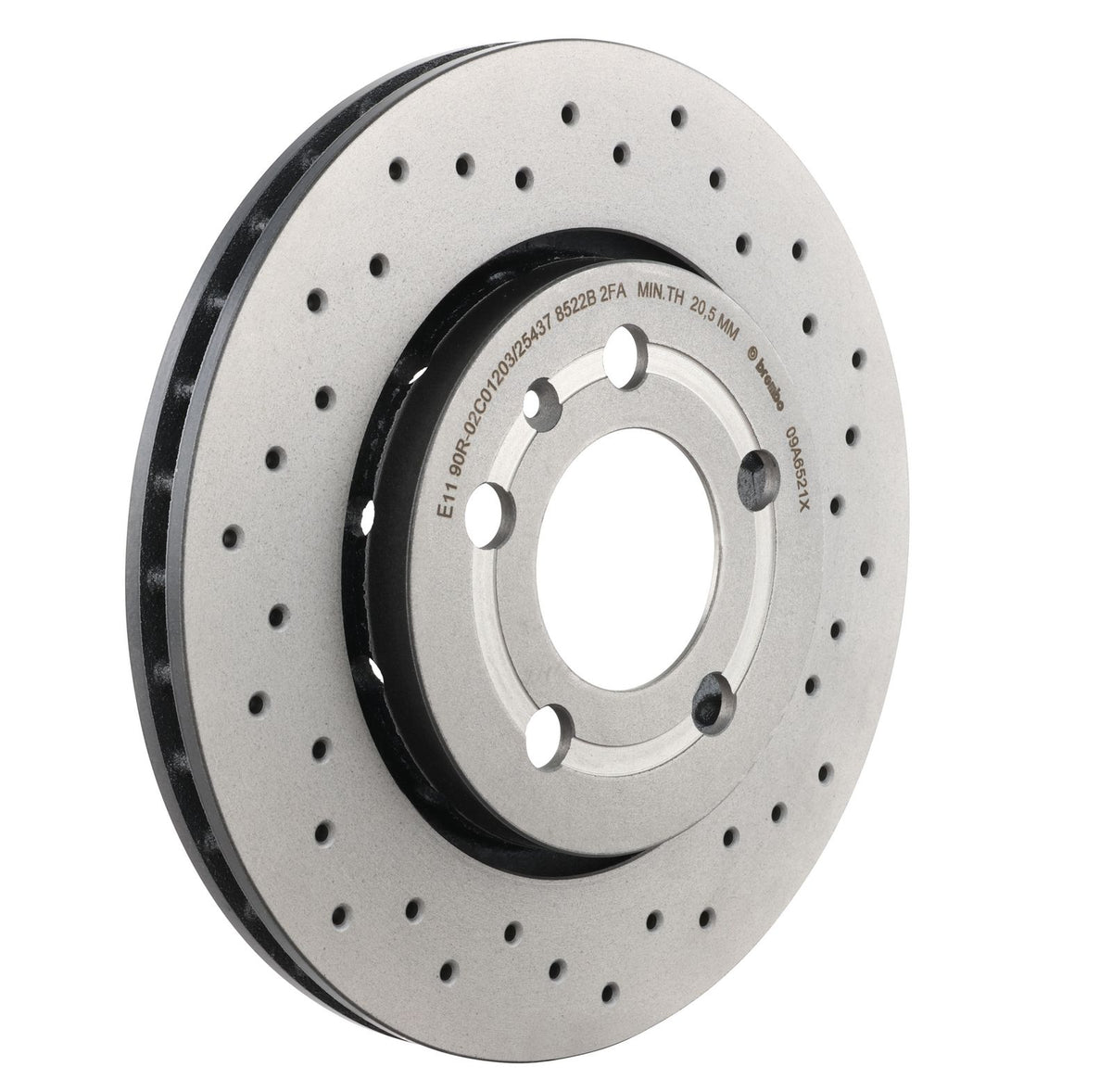 XTRA Drilled Rear Disc Brake Rotor - 09.A652.1X_28