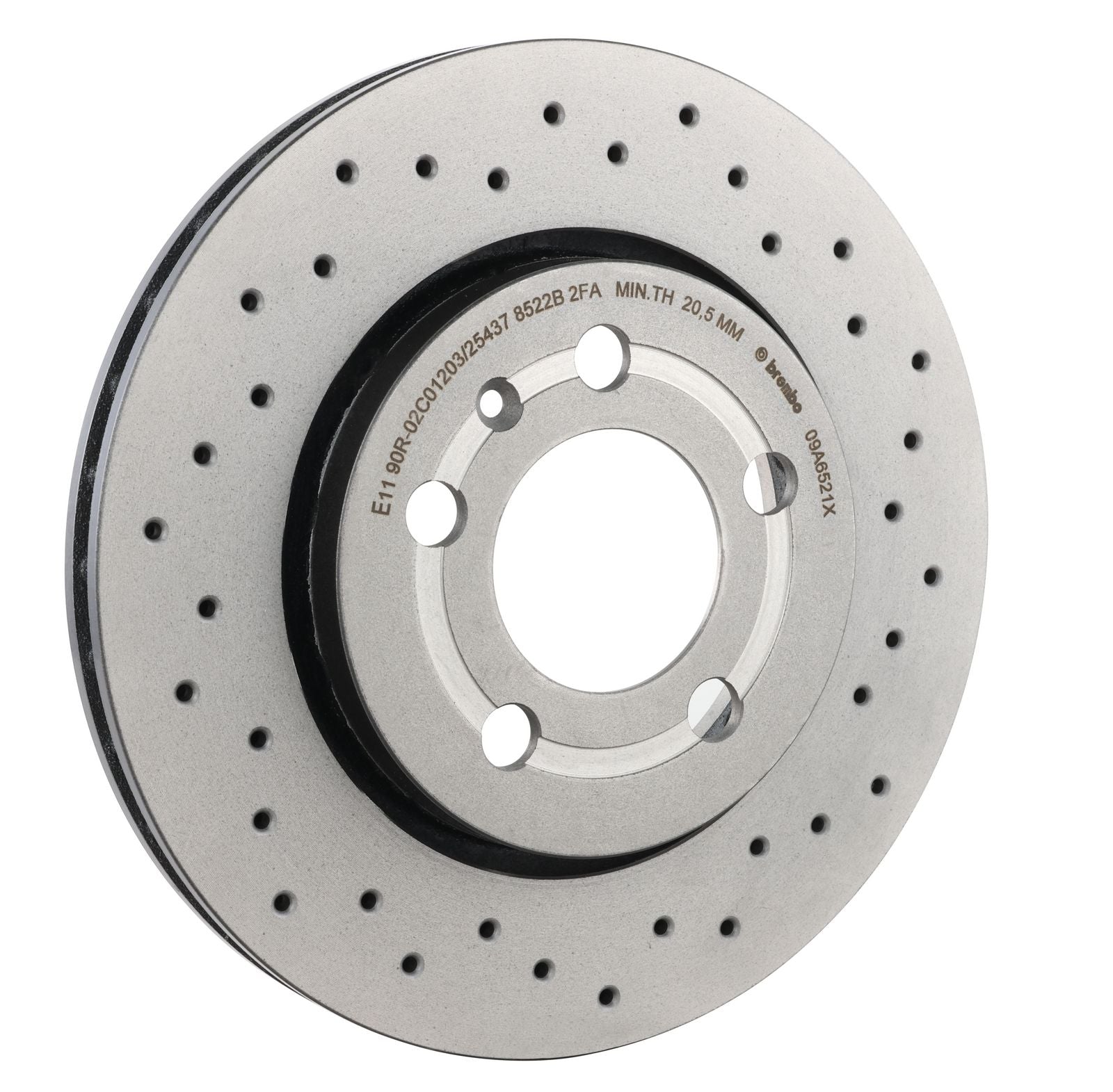 XTRA Drilled Rear Disc Brake Rotor - 09.A652.1X_29