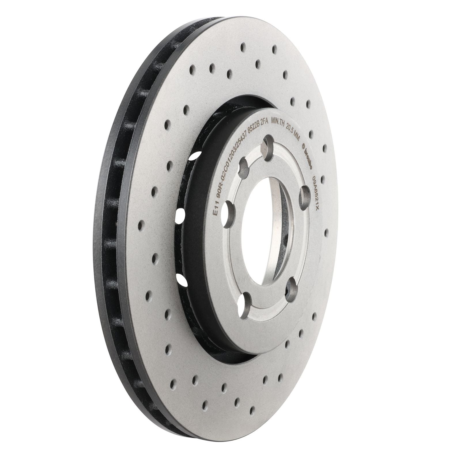 XTRA Drilled Rear Disc Brake Rotor - 09.A652.1X_27