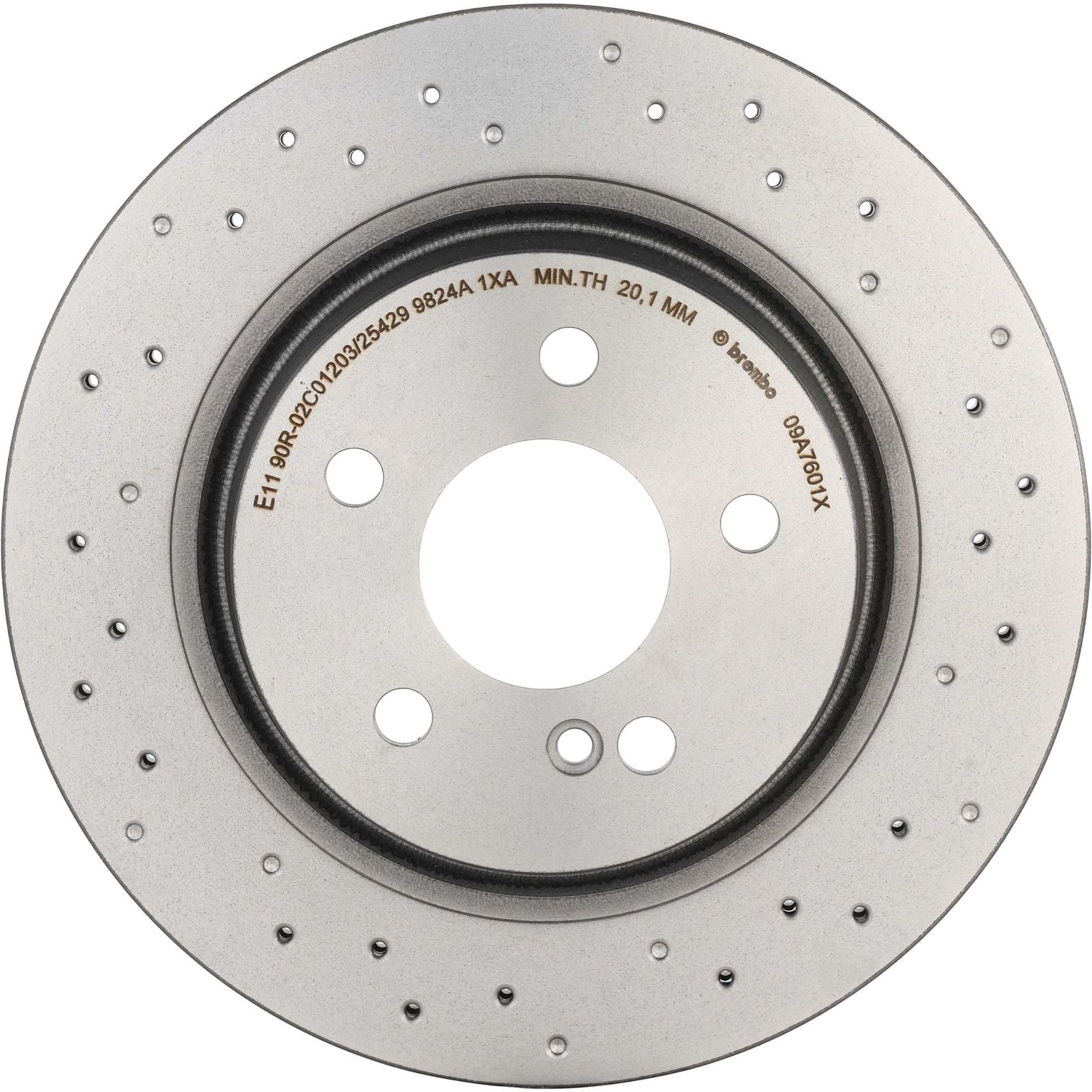 XTRA Drilled Rear Disc Brake Rotor - 09.A760.1X_02