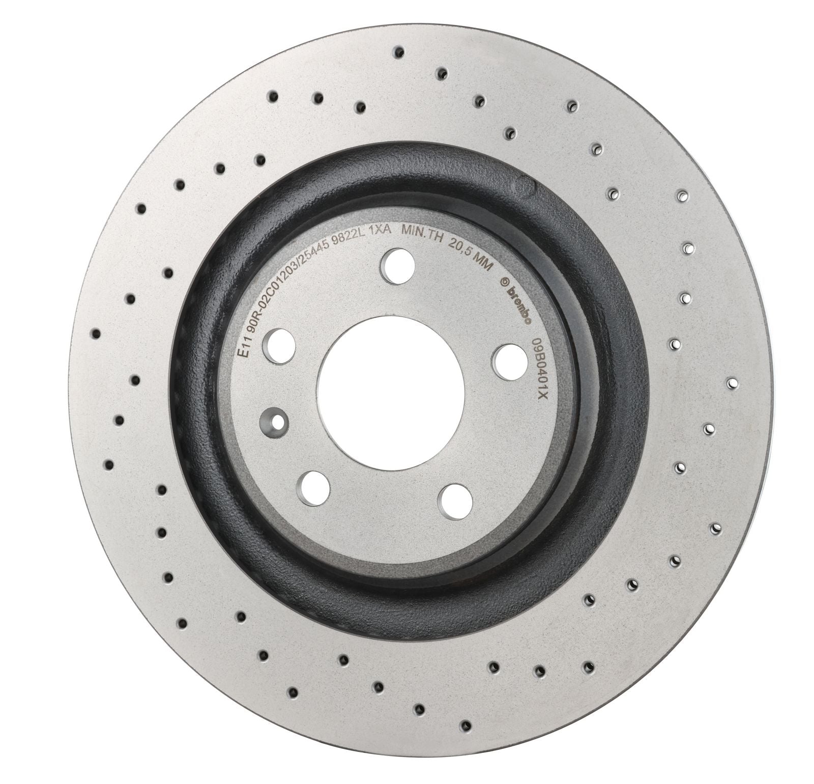XTRA Drilled Rear Disc Brake Rotor - 09.B040.1X_03