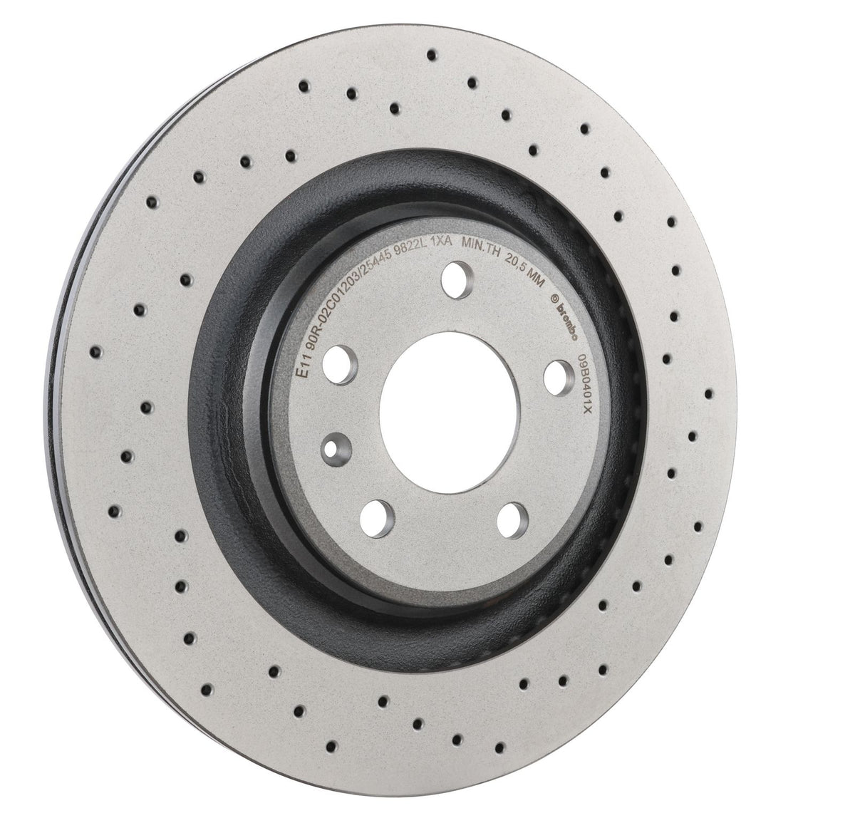 XTRA Drilled Rear Disc Brake Rotor - 09.B040.1X_24