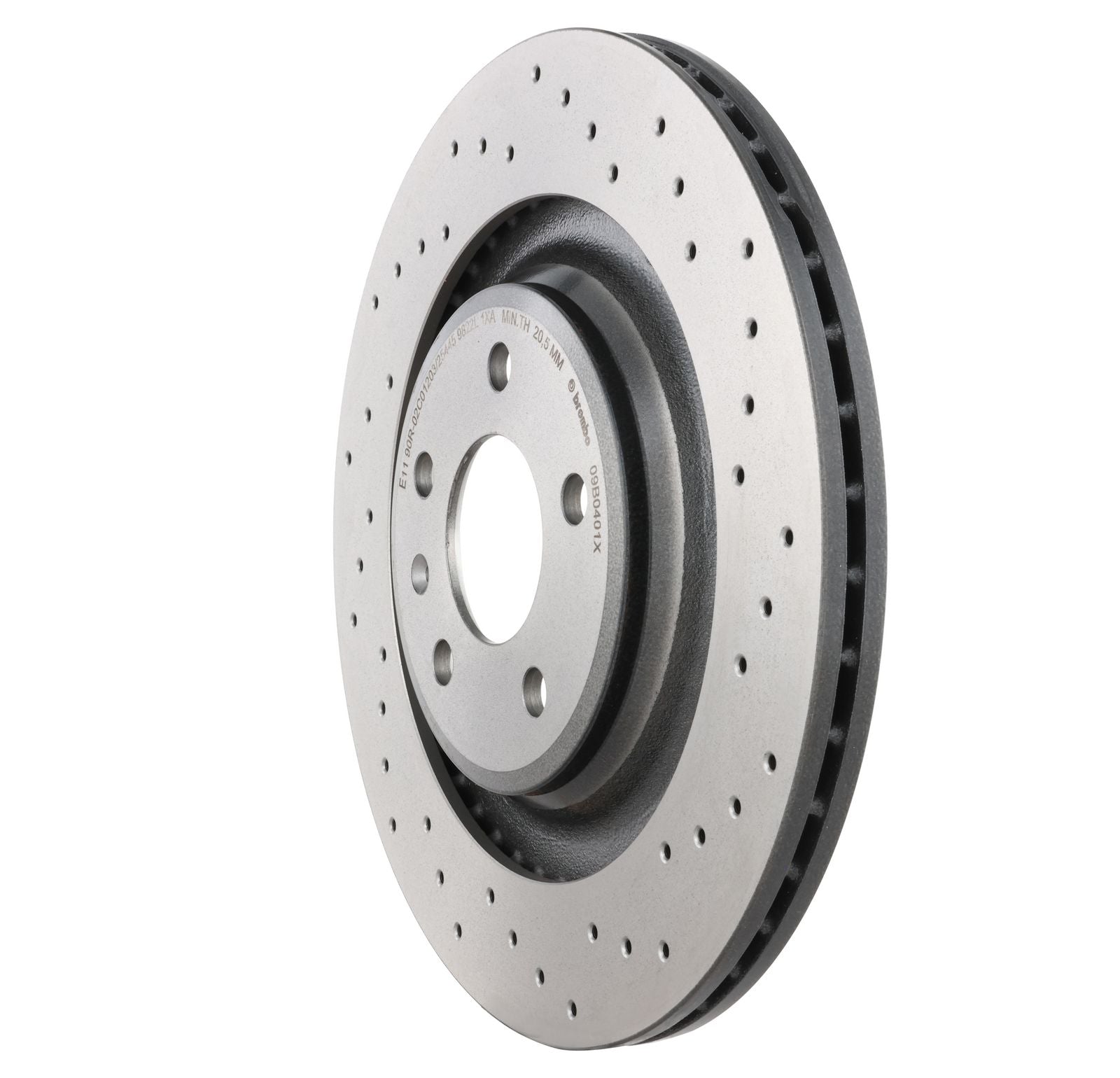 XTRA Drilled Rear Disc Brake Rotor - 09.B040.1X_06