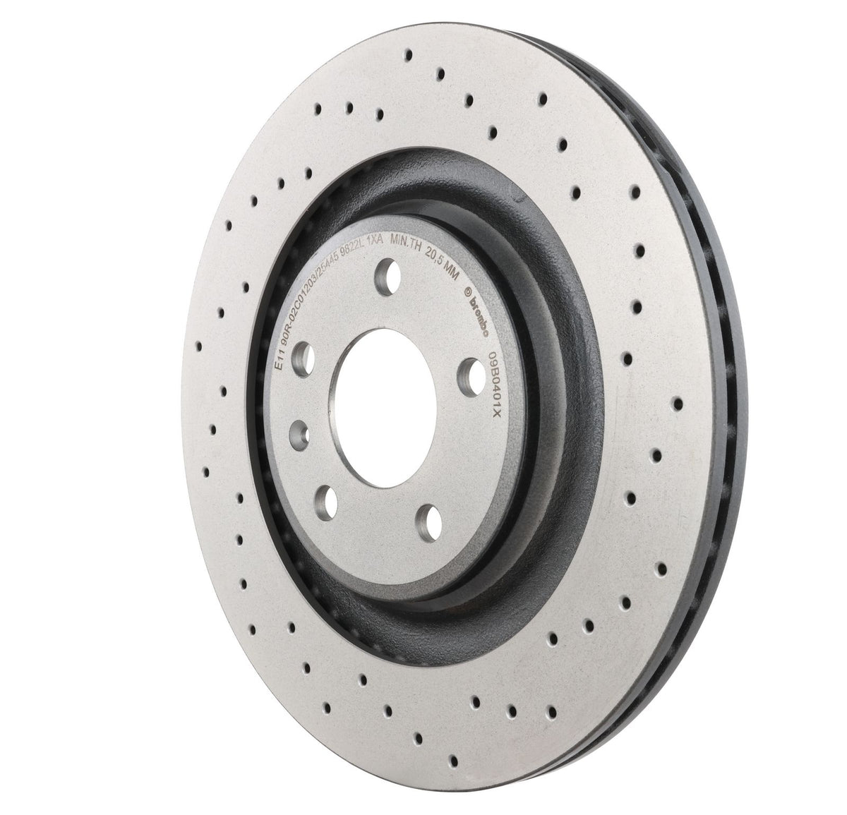 XTRA Drilled Rear Disc Brake Rotor - 09.B040.1X_05