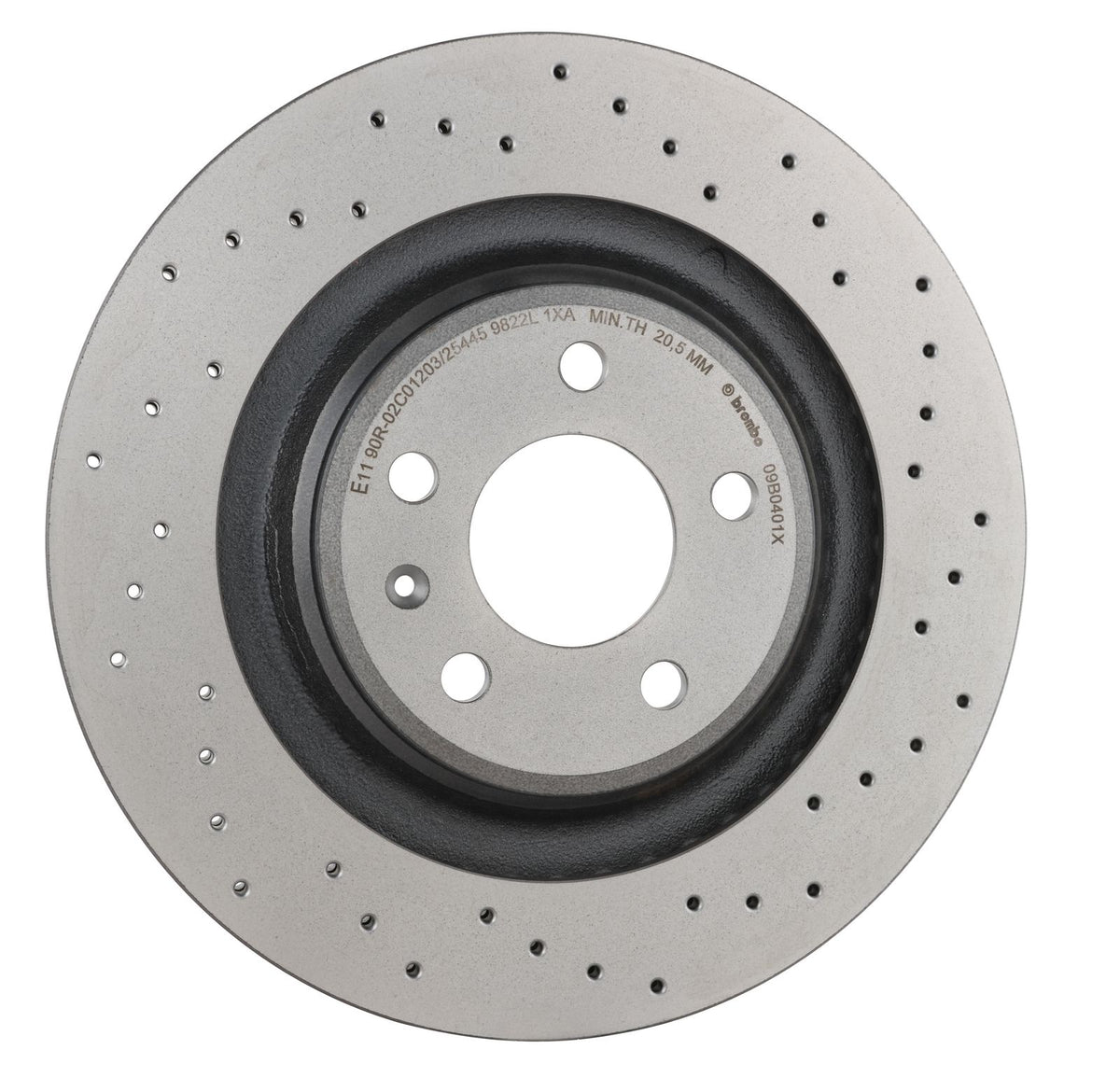 XTRA Drilled Rear Disc Brake Rotor - 09.B040.1X_25