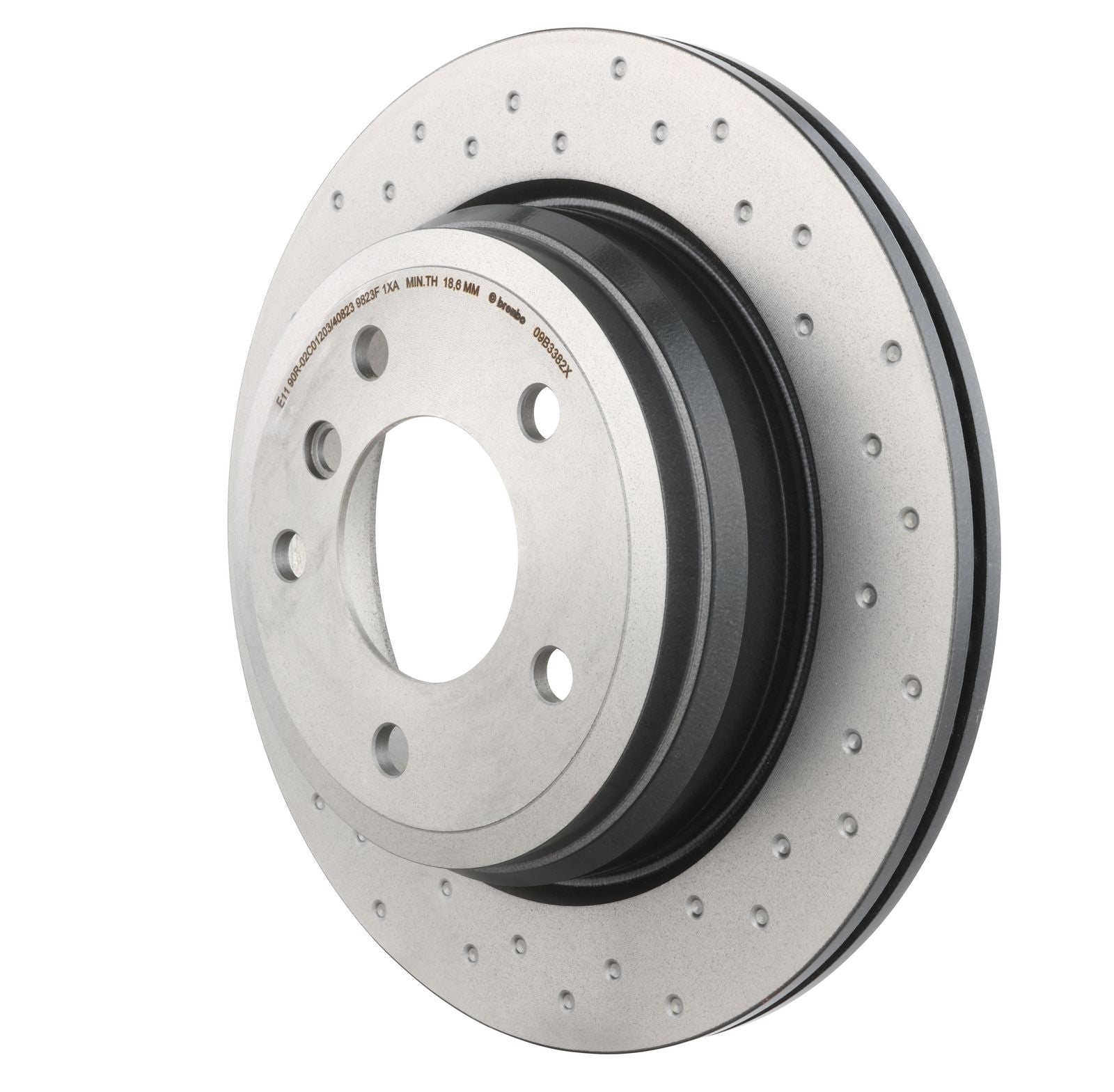 XTRA Drilled Rear Disc Brake Rotor - 09.B338.2X_11