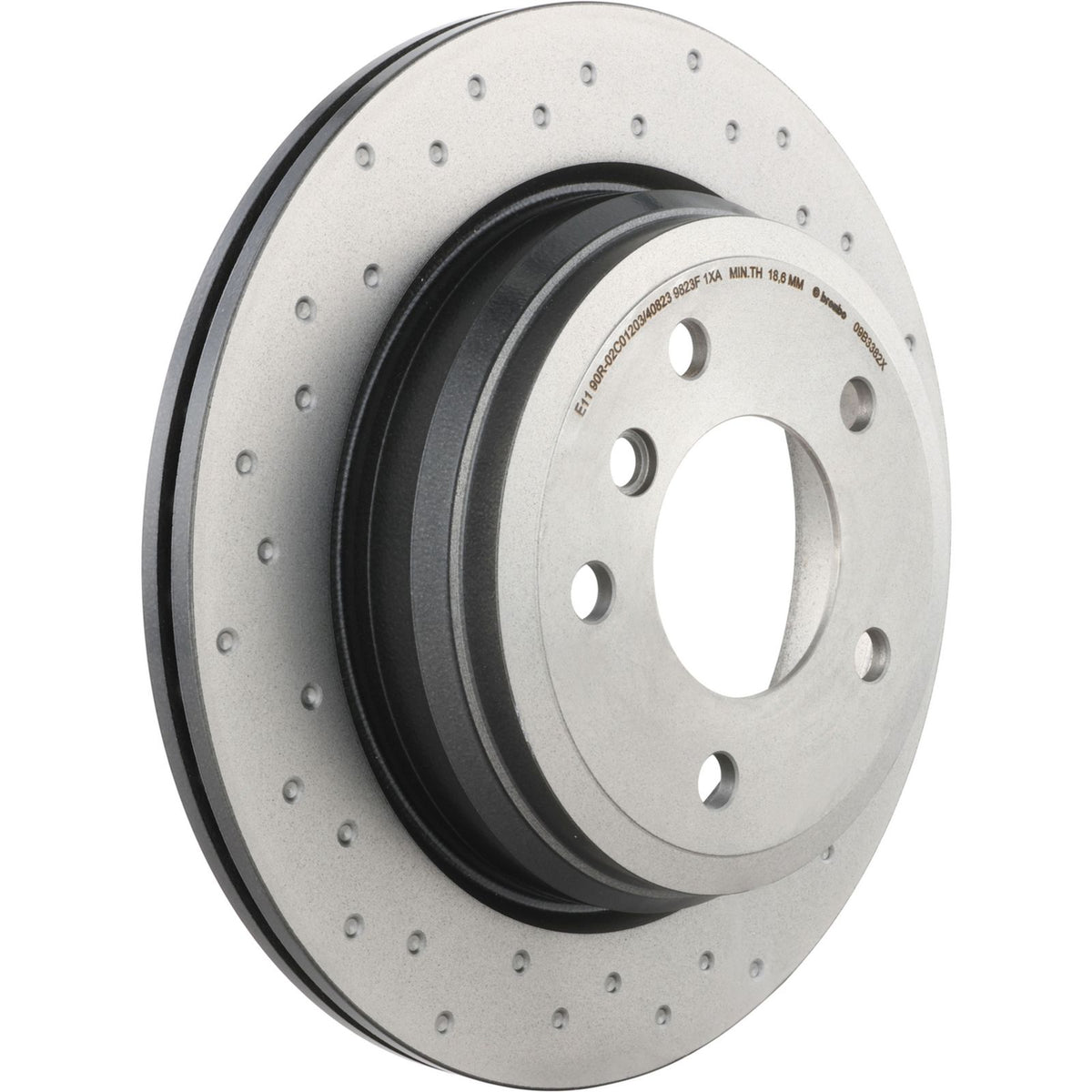 XTRA Drilled Rear Disc Brake Rotor - 09.B338.2X_06