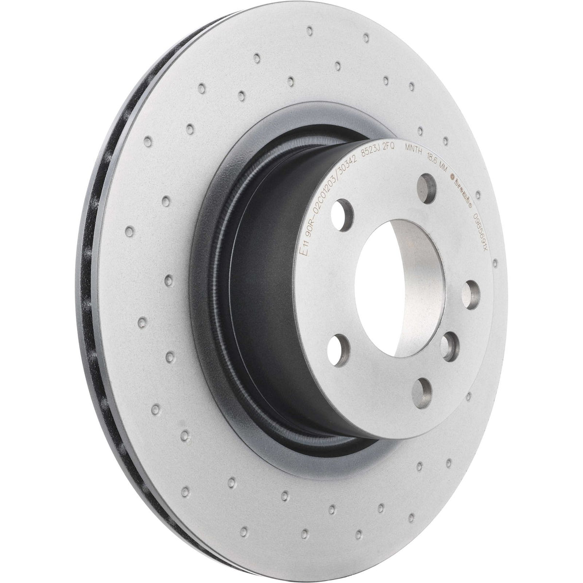 XTRA Drilled Rear Disc Brake Rotor - 09.B569.1X_05