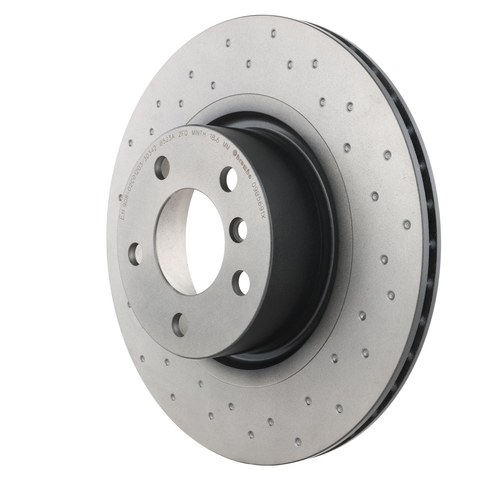 XTRA Drilled Rear Disc Brake Rotor - 09.B569.1X_10