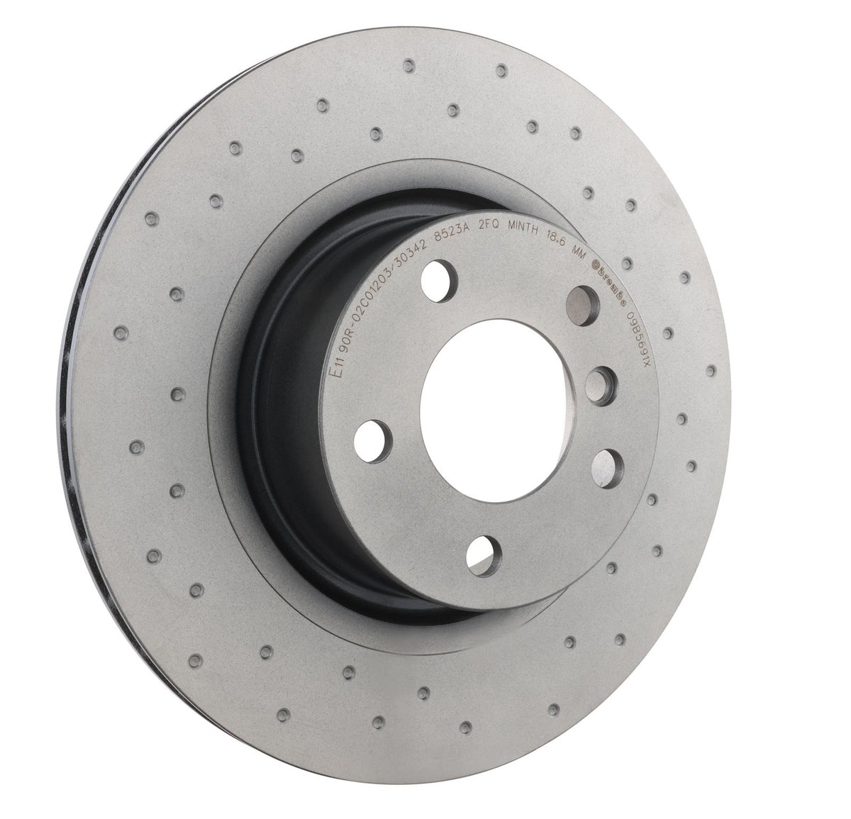 XTRA Drilled Rear Disc Brake Rotor - 09.B569.1X_29