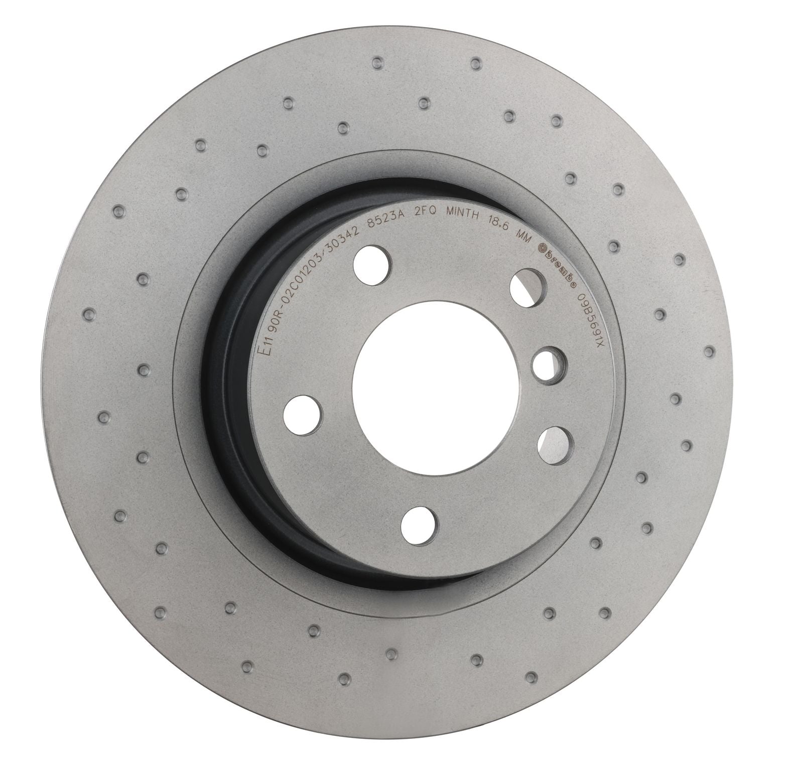 XTRA Drilled Rear Disc Brake Rotor - 09.B569.1X_30