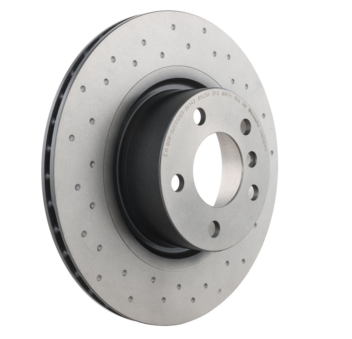 XTRA Drilled Rear Disc Brake Rotor - 09.B569.1X_28