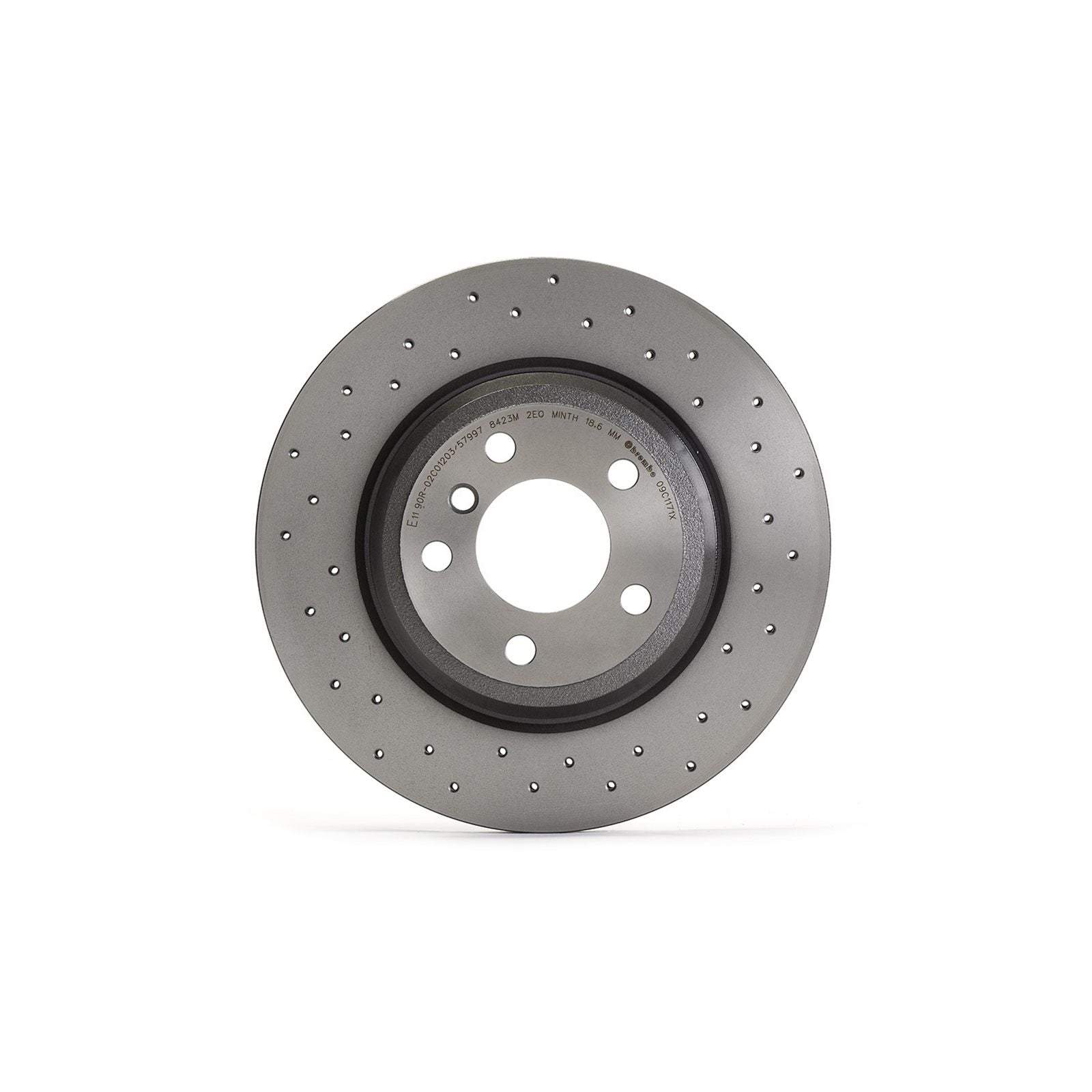 XTRA Drilled Rear Disc Brake Rotor - 09.C117.1X_01