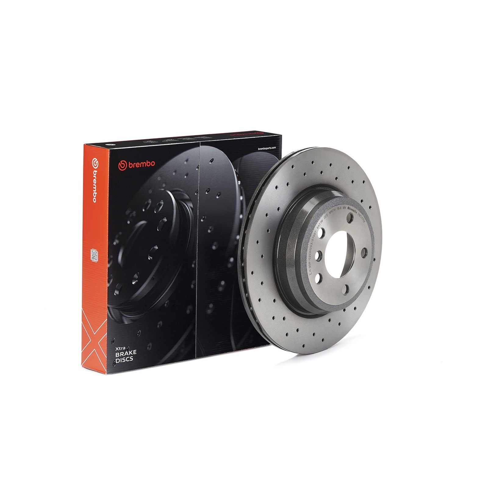 XTRA Drilled Rear Disc Brake Rotor - 09.C117.1X_02