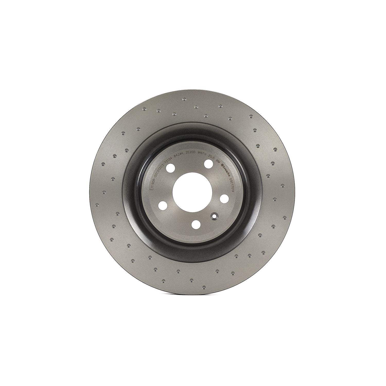 XTRA Drilled Rear Disc Brake Rotor - 09.C170.1X_02