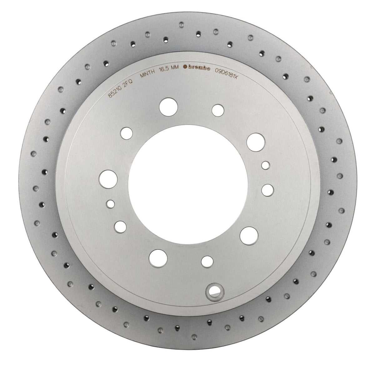 XTRA Drilled Rear Disc Brake Rotor - 09.D618.1X_07