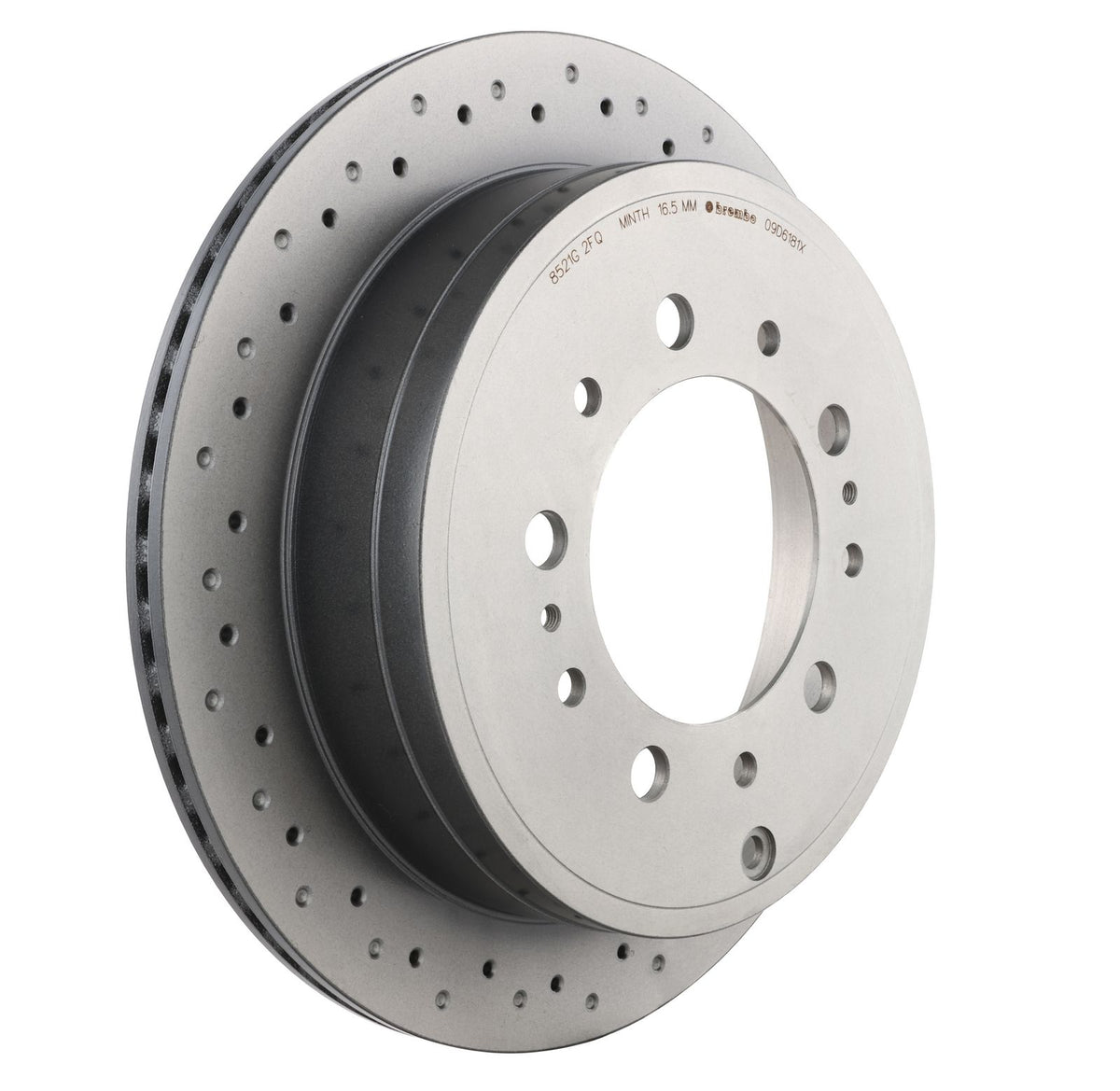 XTRA Drilled Rear Disc Brake Rotor - 09.D618.1X_28