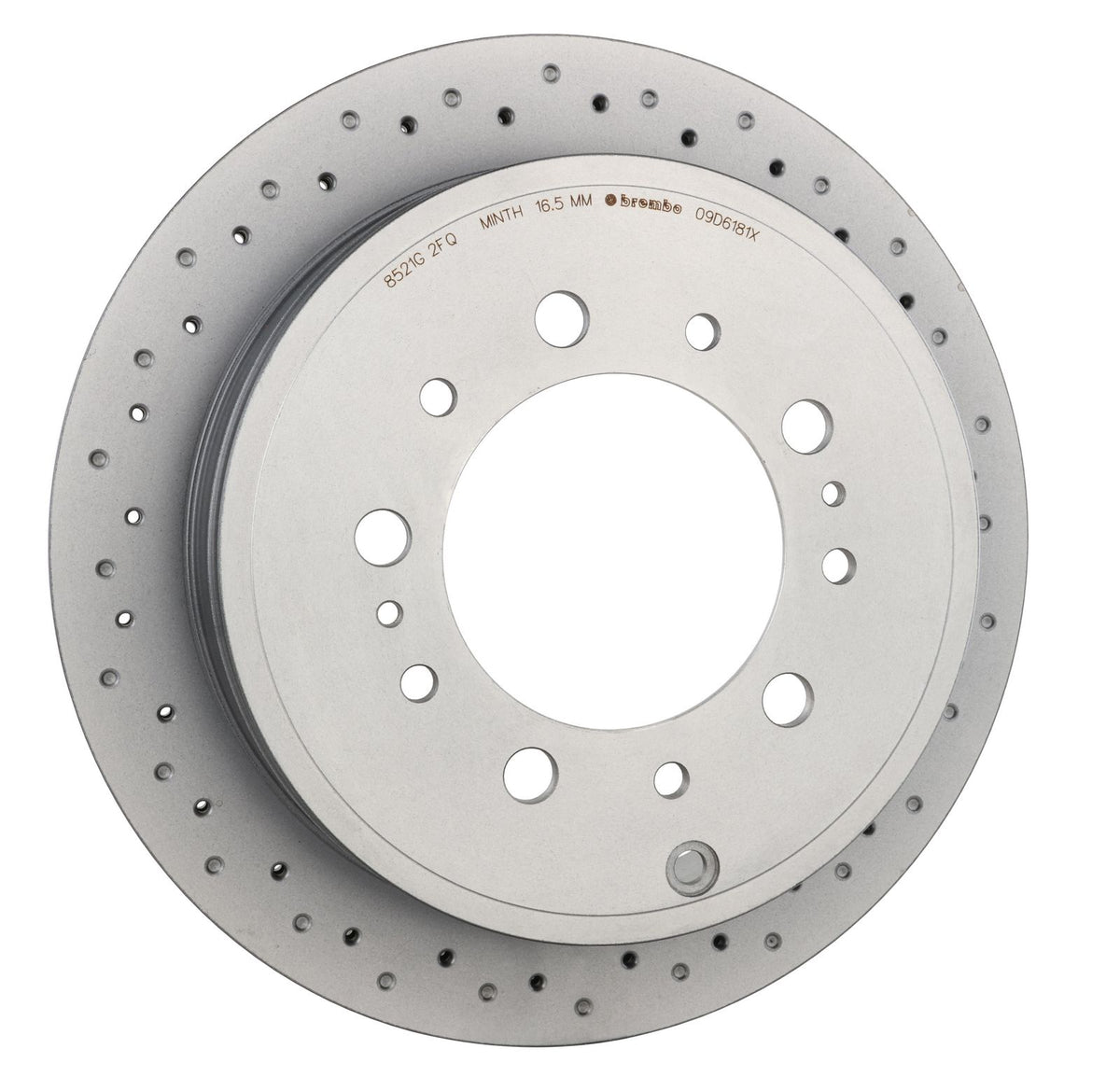 XTRA Drilled Rear Disc Brake Rotor - 09.D618.1X_30