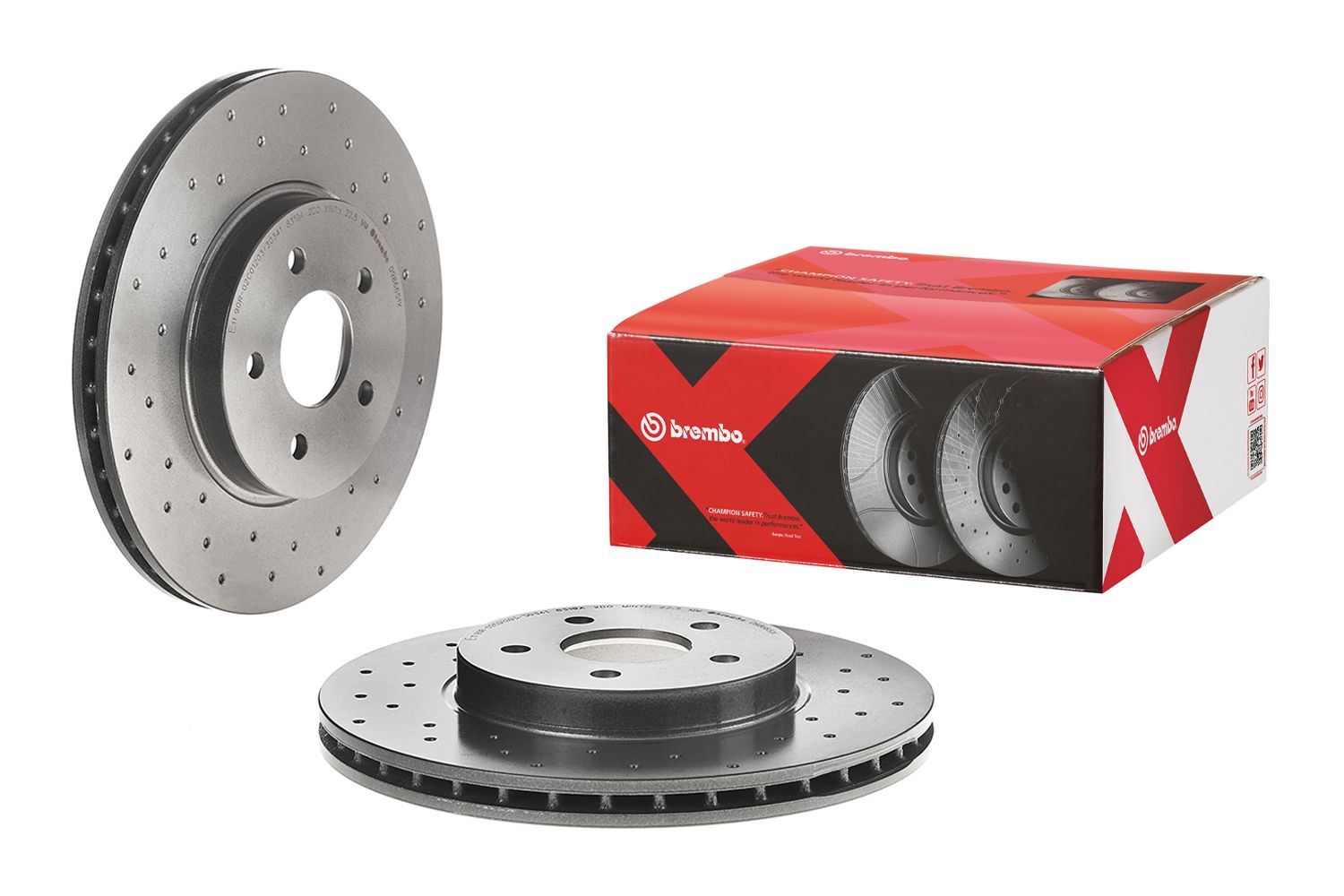 XTRA Front Disc Brake Rotor - 09.8665.1X_01