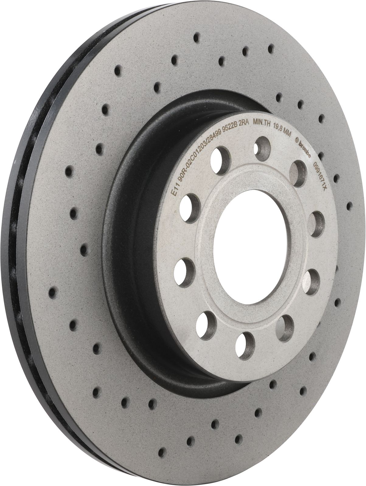 XTRA Front Disc Brake Rotor - 09.9167.1X_01