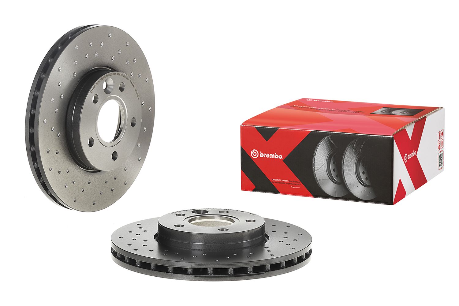 XTRA Front Disc Brake Rotor - 09.A905.1X_01