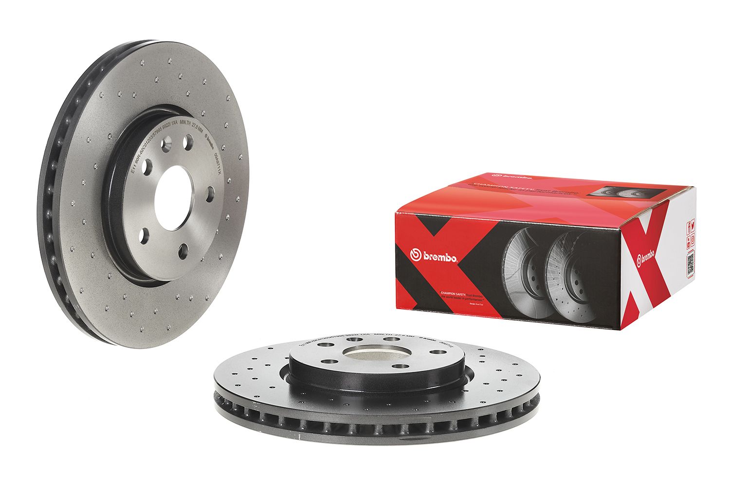 XTRA Front Disc Brake Rotor - 09.A971.1X_01