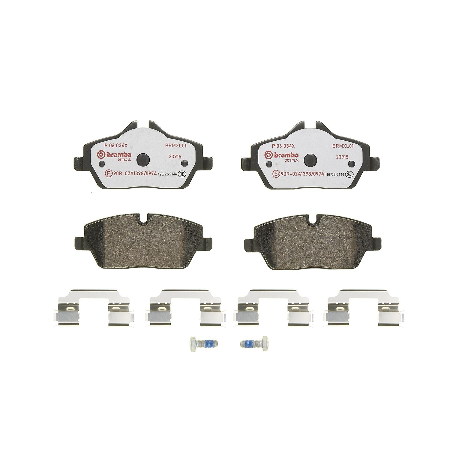 XTRA Low-Met Front Disc Brake Pad Set - P06034X_02