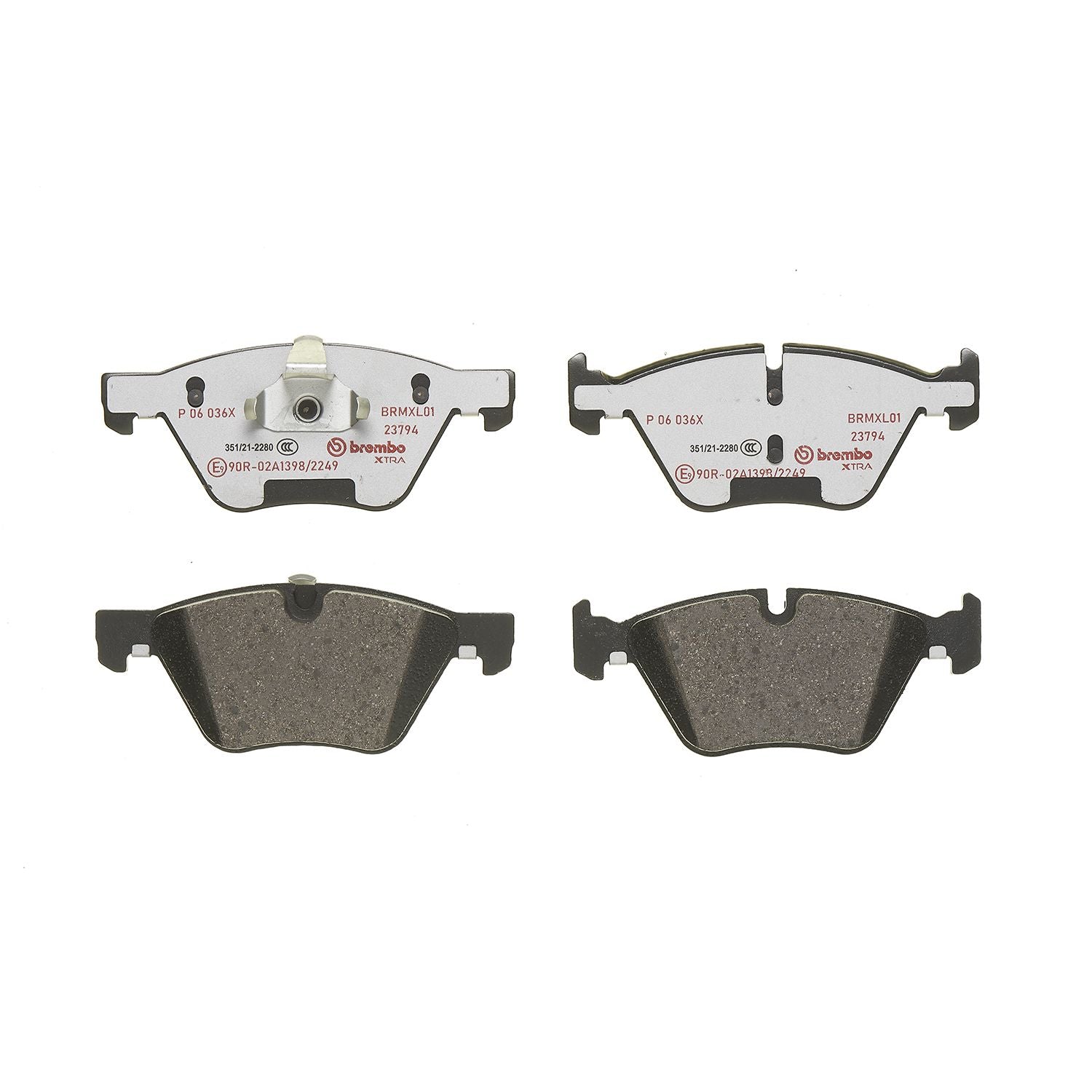 XTRA Low-Met Front Disc Brake Pad Set - P06036X_01