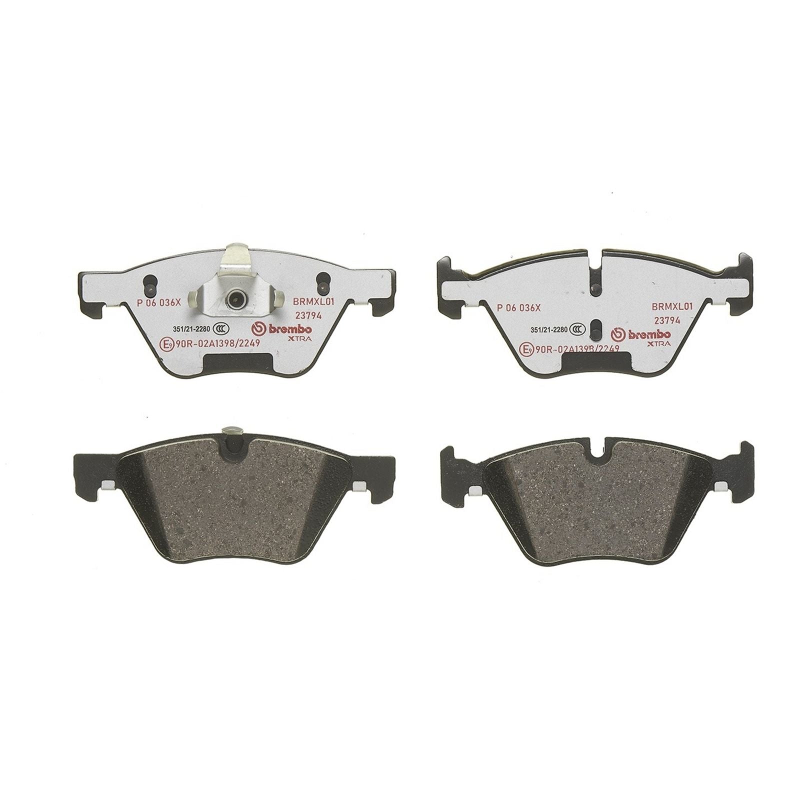 XTRA Low-Met Front Disc Brake Pad Set - P06036X_01