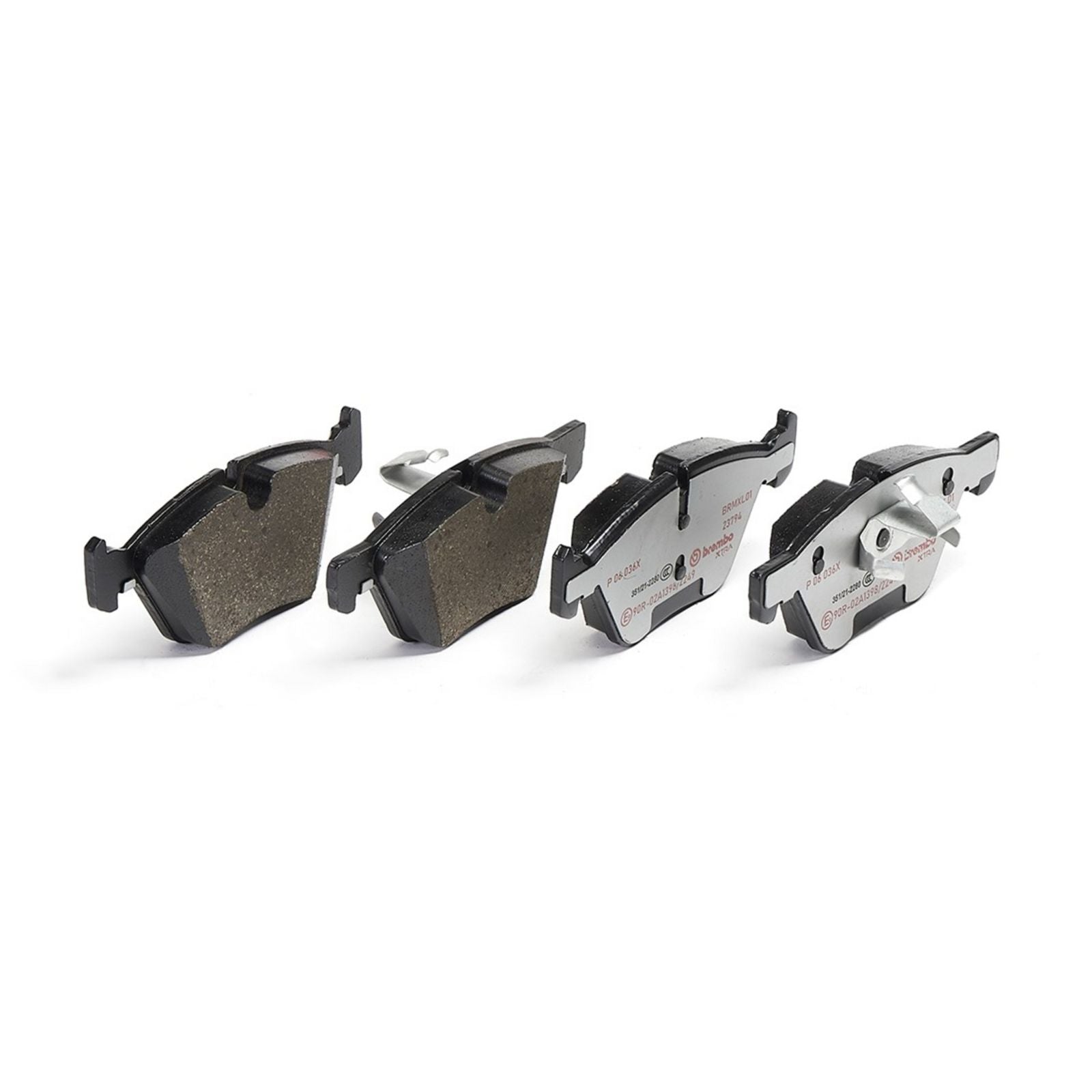 XTRA Low-Met Front Disc Brake Pad Set - P06036X_02