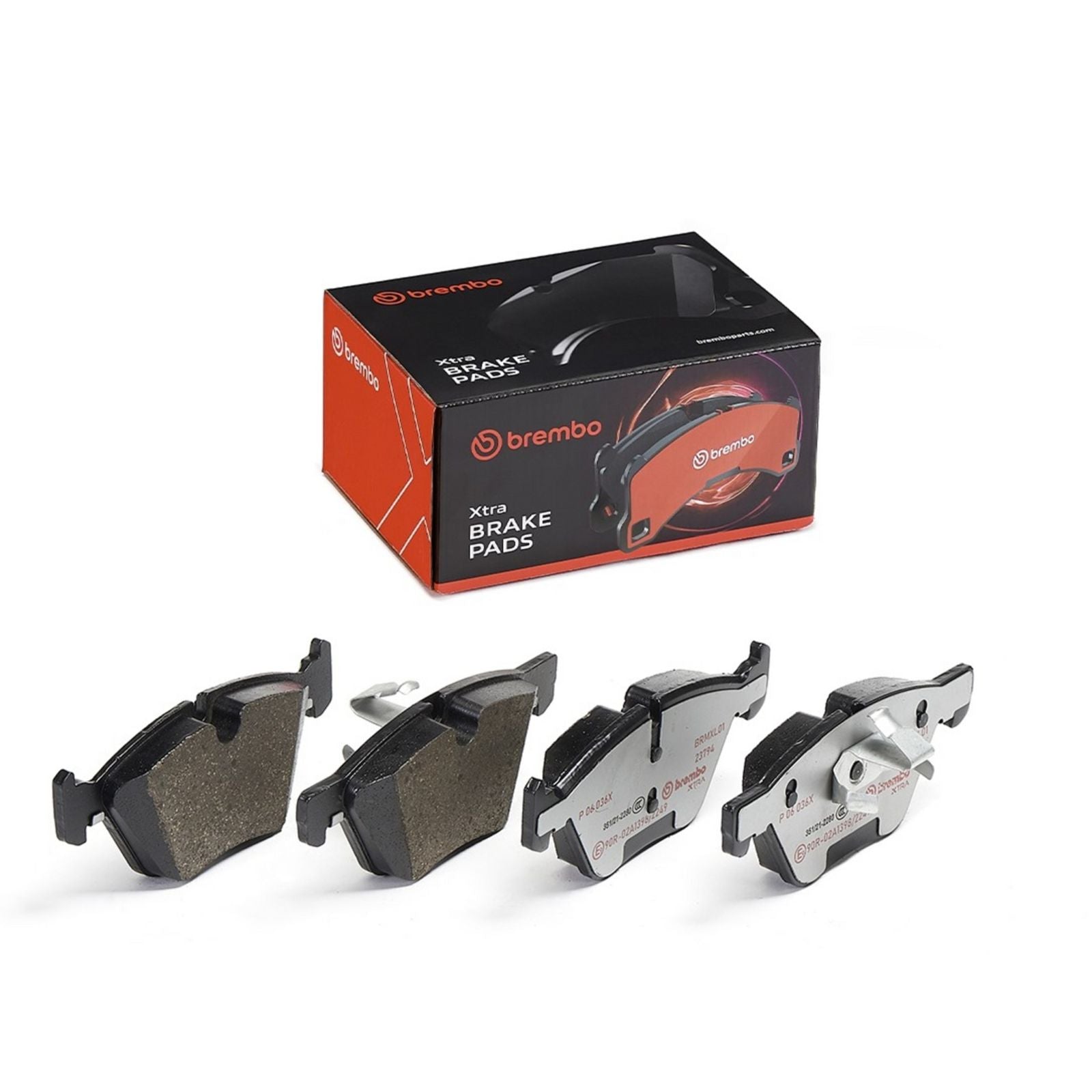 XTRA Low-Met Front Disc Brake Pad Set - P06036X_03