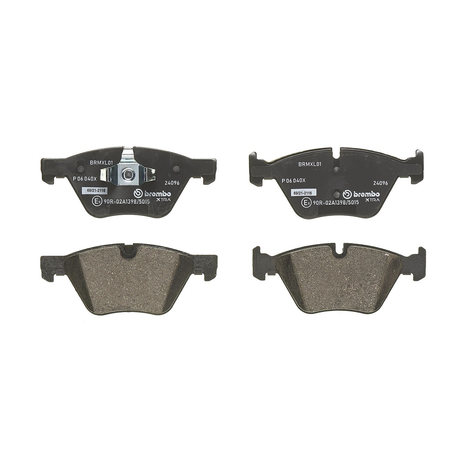 XTRA Low-Met Front Disc Brake Pad Set - P06040X_03