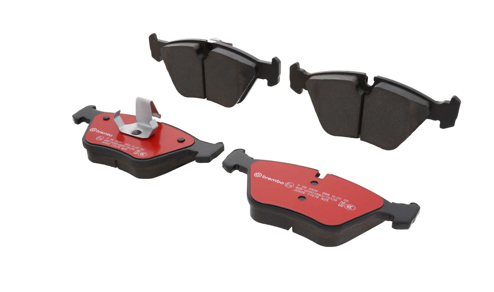 XTRA Low-Met Front Disc Brake Pad Set - P06043X_05