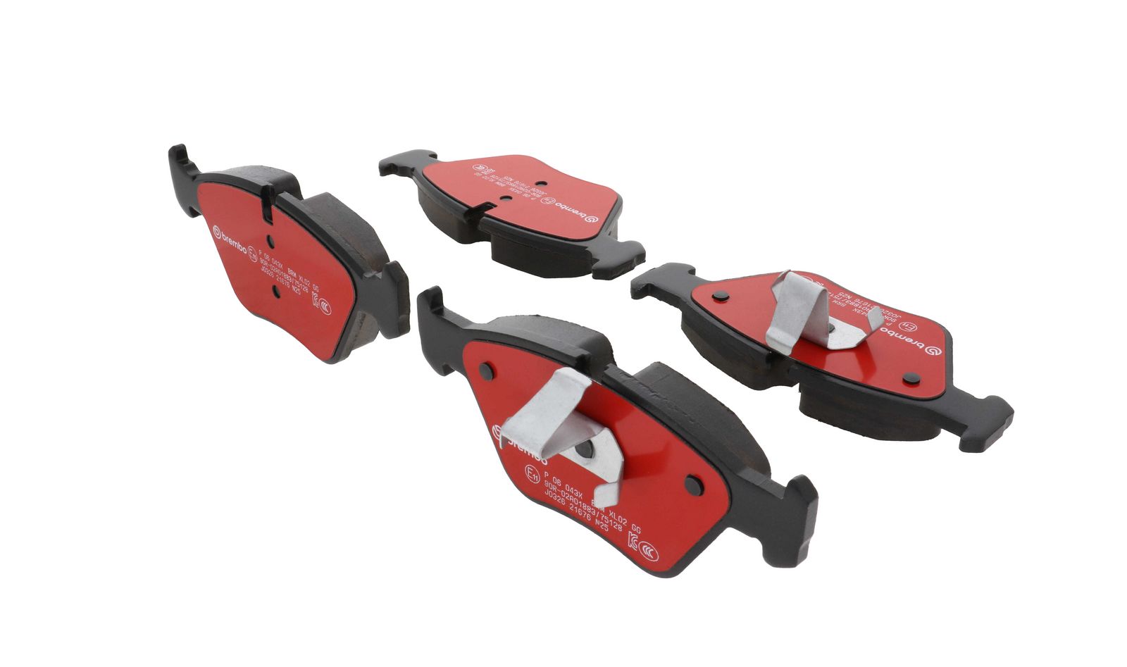 XTRA Low-Met Front Disc Brake Pad Set - P06043X_18