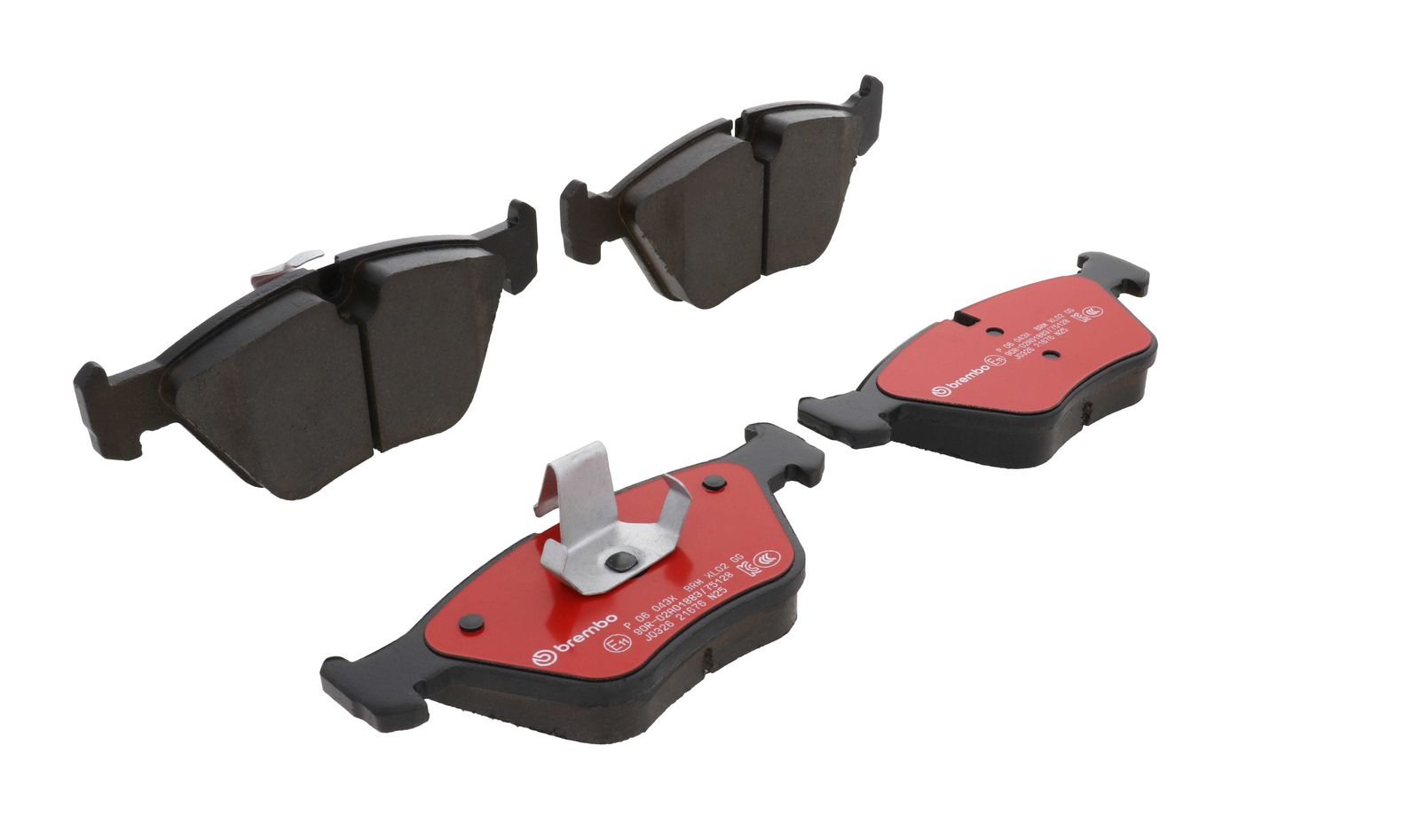 XTRA Low-Met Front Disc Brake Pad Set - P06043X_24