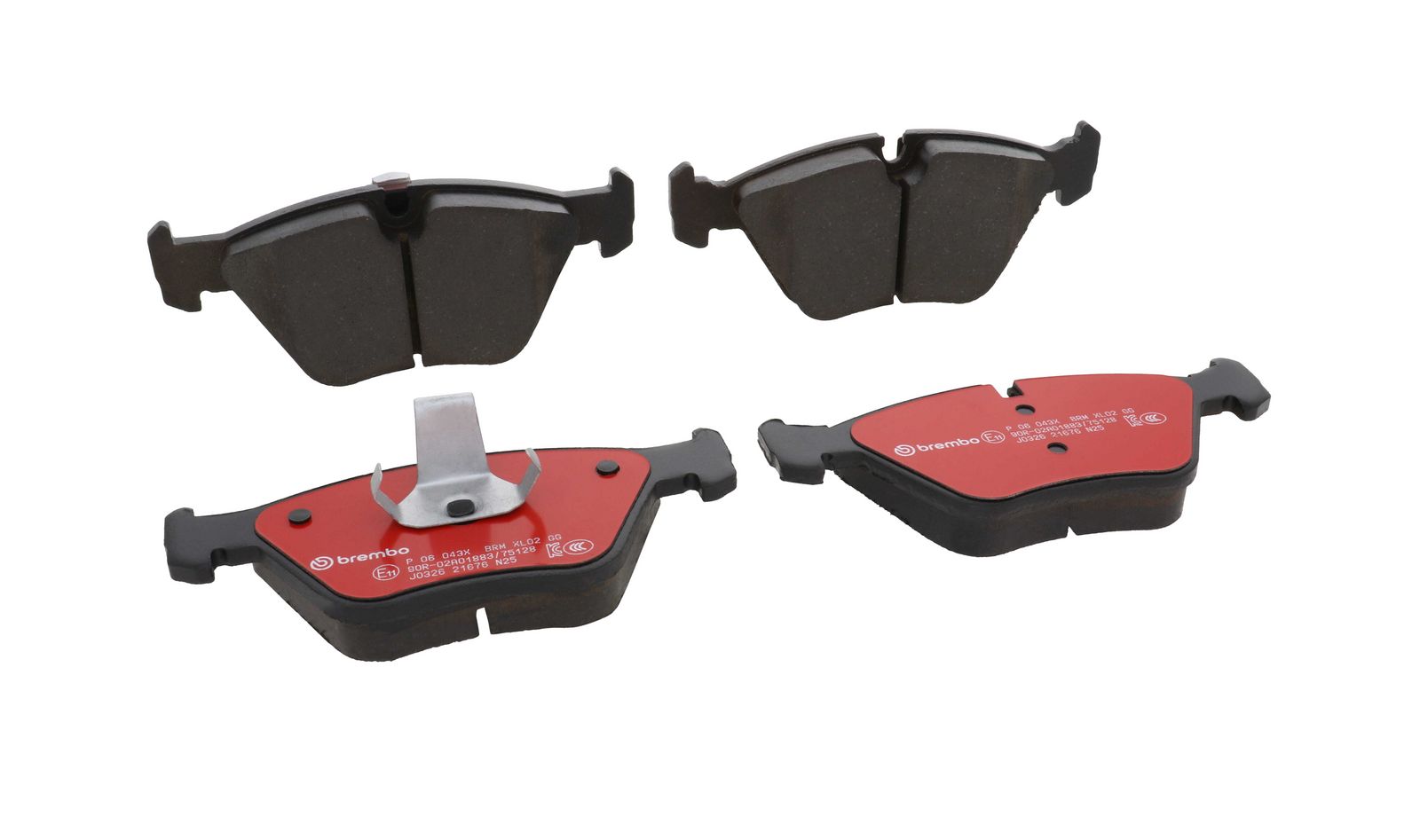 XTRA Low-Met Front Disc Brake Pad Set - P06043X_26