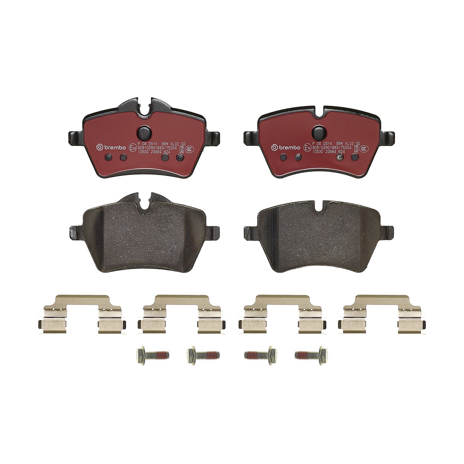 XTRA Low-Met Front Disc Brake Pad Set - P06051X_01