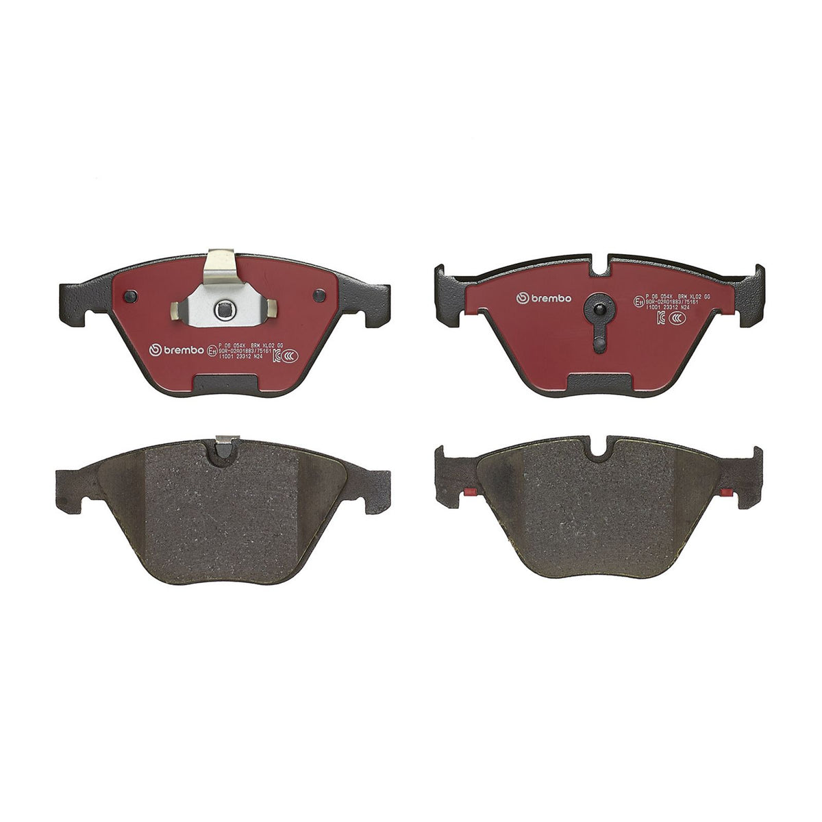 XTRA Low-Met Front Disc Brake Pad Set - P06054X_02