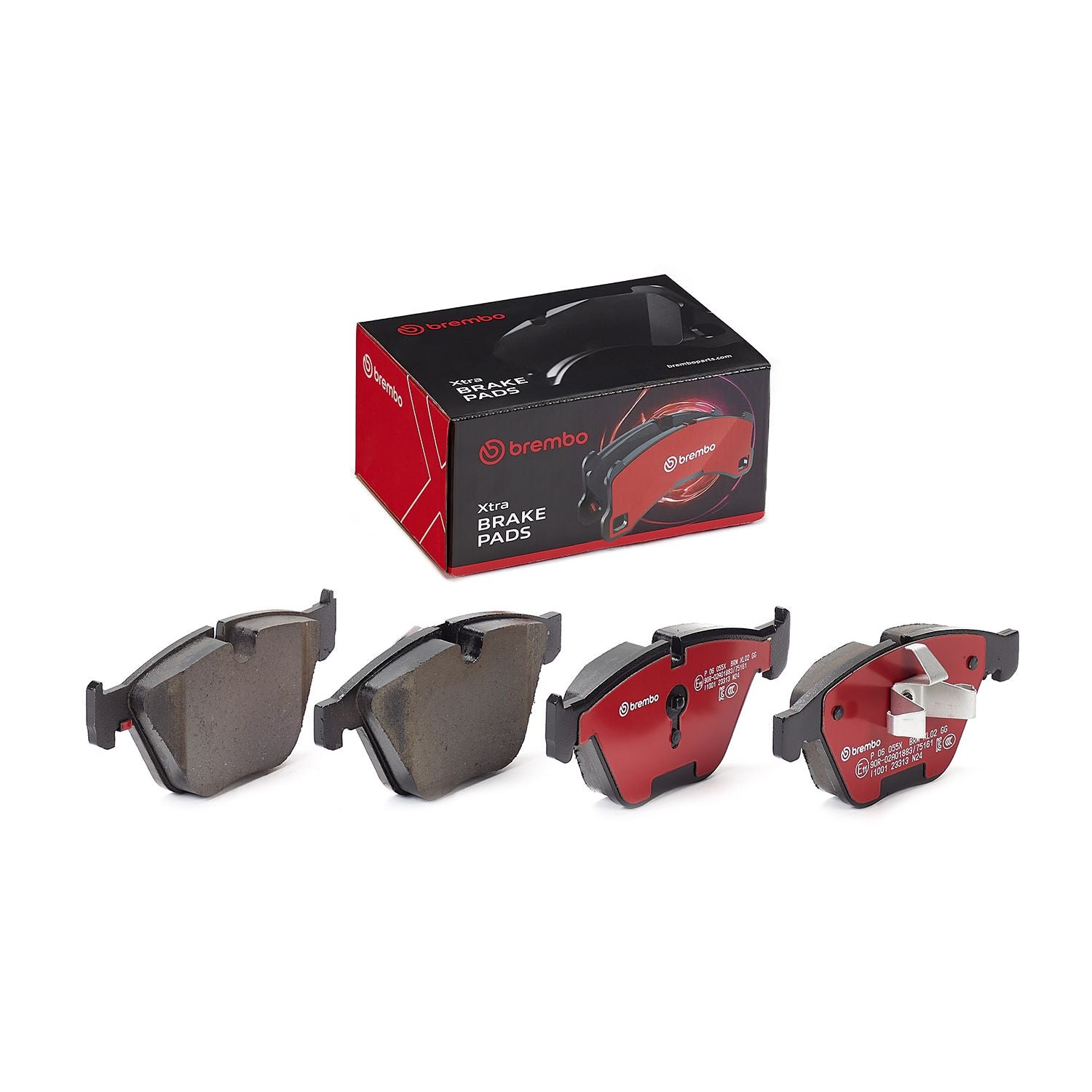 XTRA Low-Met Front Disc Brake Pad Set - P06055X_03