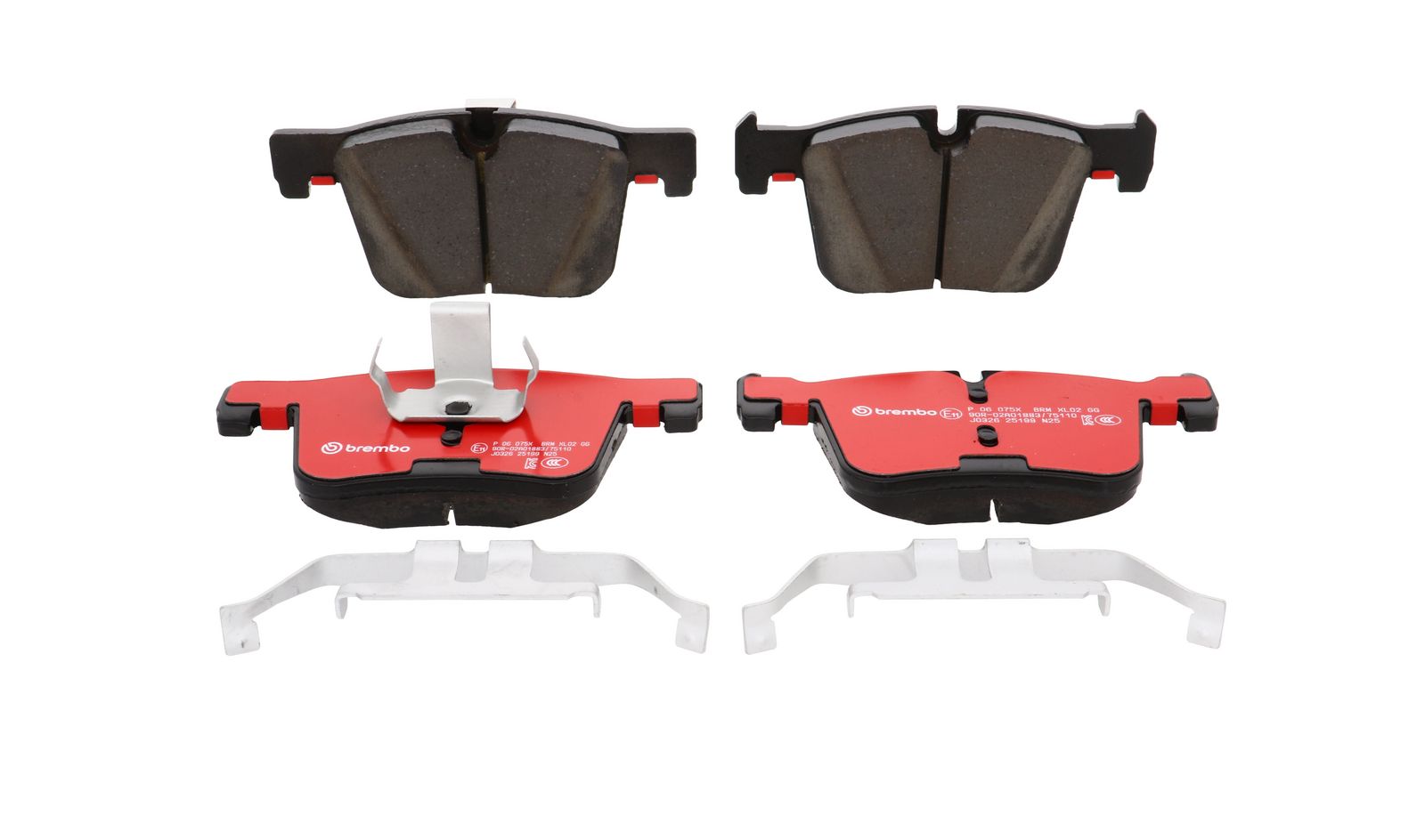 XTRA Low-Met Front Disc Brake Pad Set - P06075X_03