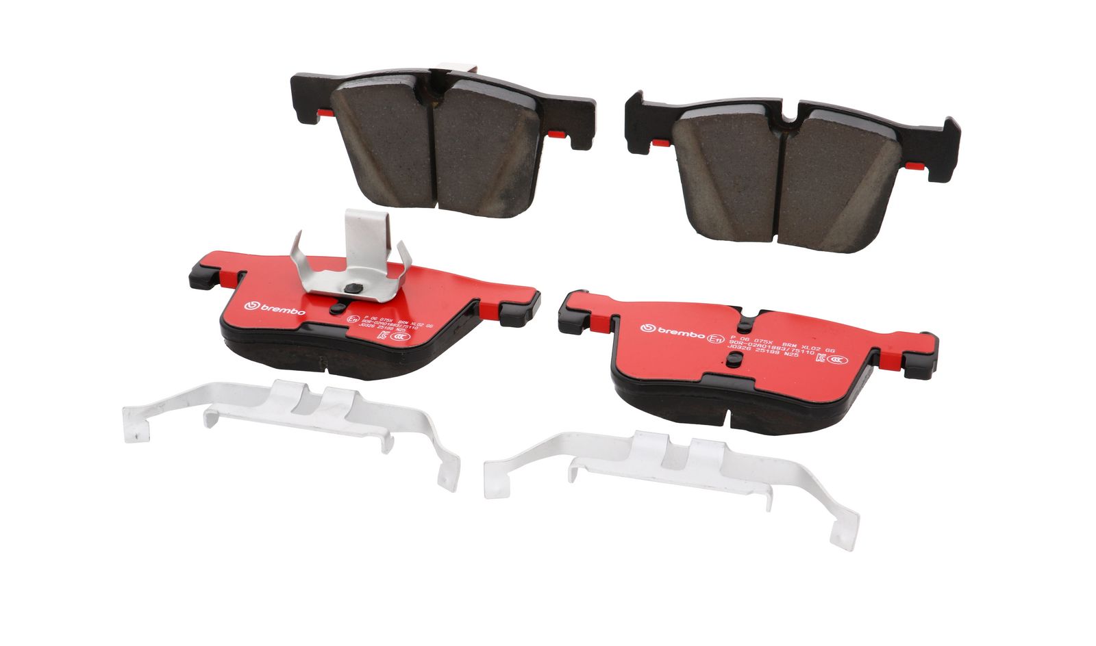 XTRA Low-Met Front Disc Brake Pad Set - P06075X_04
