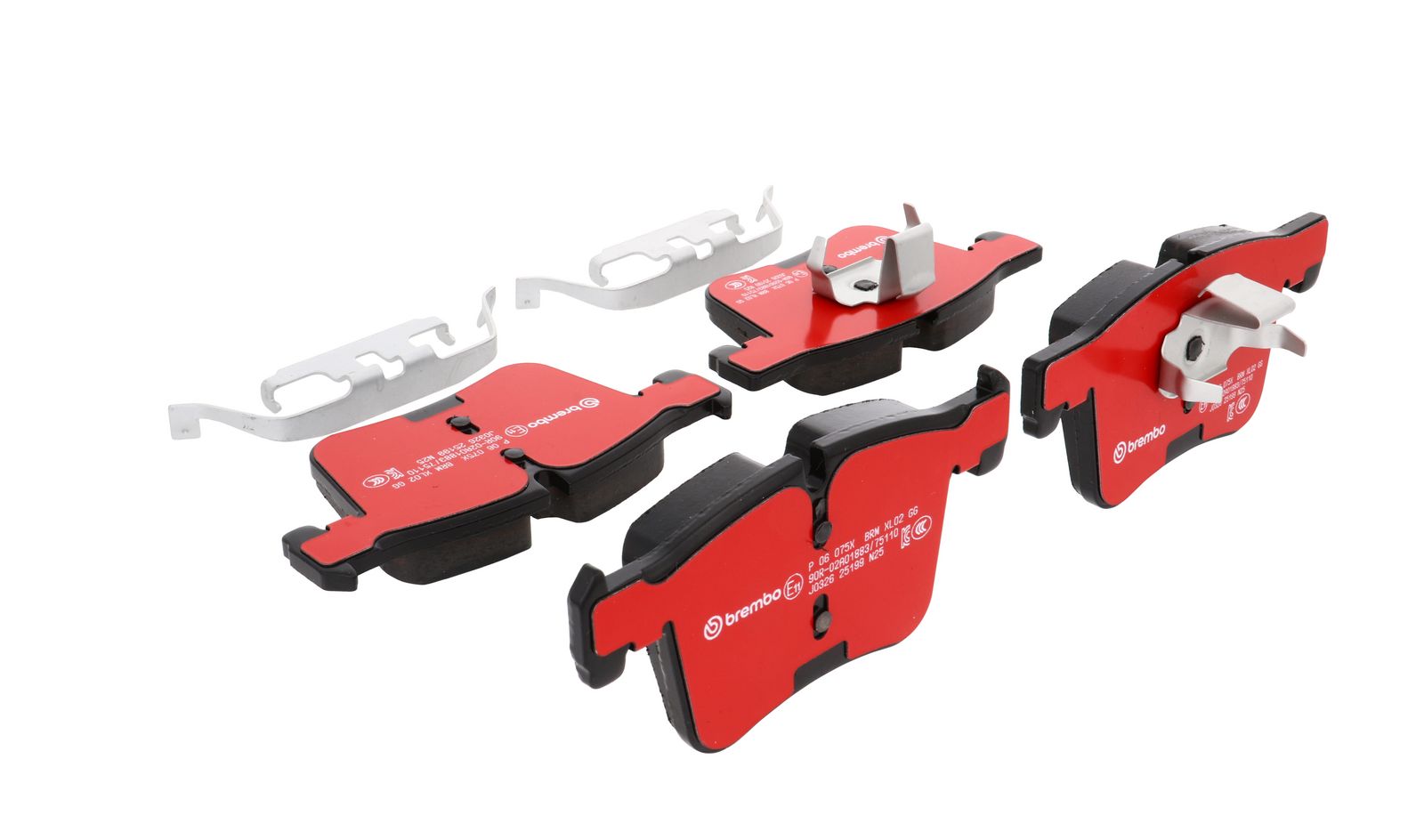 XTRA Low-Met Front Disc Brake Pad Set - P06075X_12
