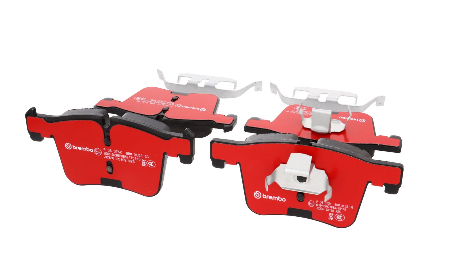 XTRA Low-Met Front Disc Brake Pad Set - P06075X_16