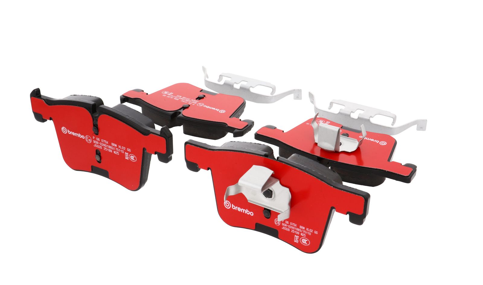 XTRA Low-Met Front Disc Brake Pad Set - P06075X_17
