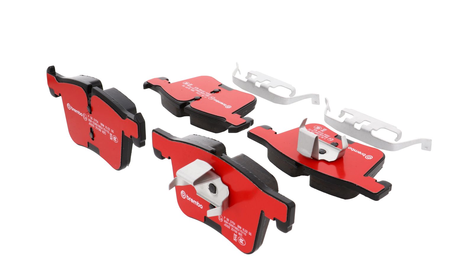 XTRA Low-Met Front Disc Brake Pad Set - P06075X_18