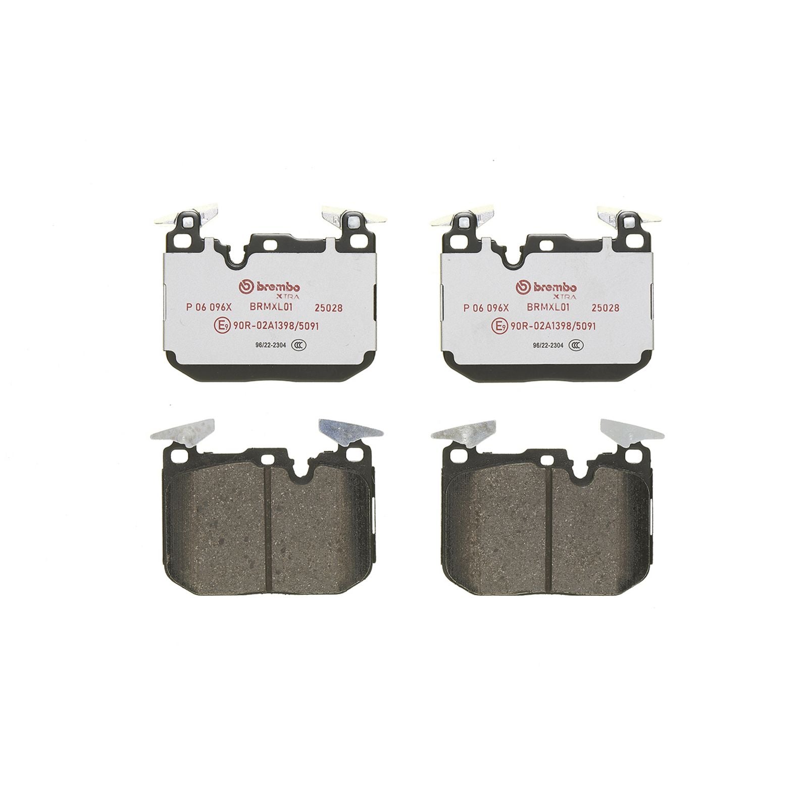 XTRA Low-Met Front Disc Brake Pad Set - P06096X_03