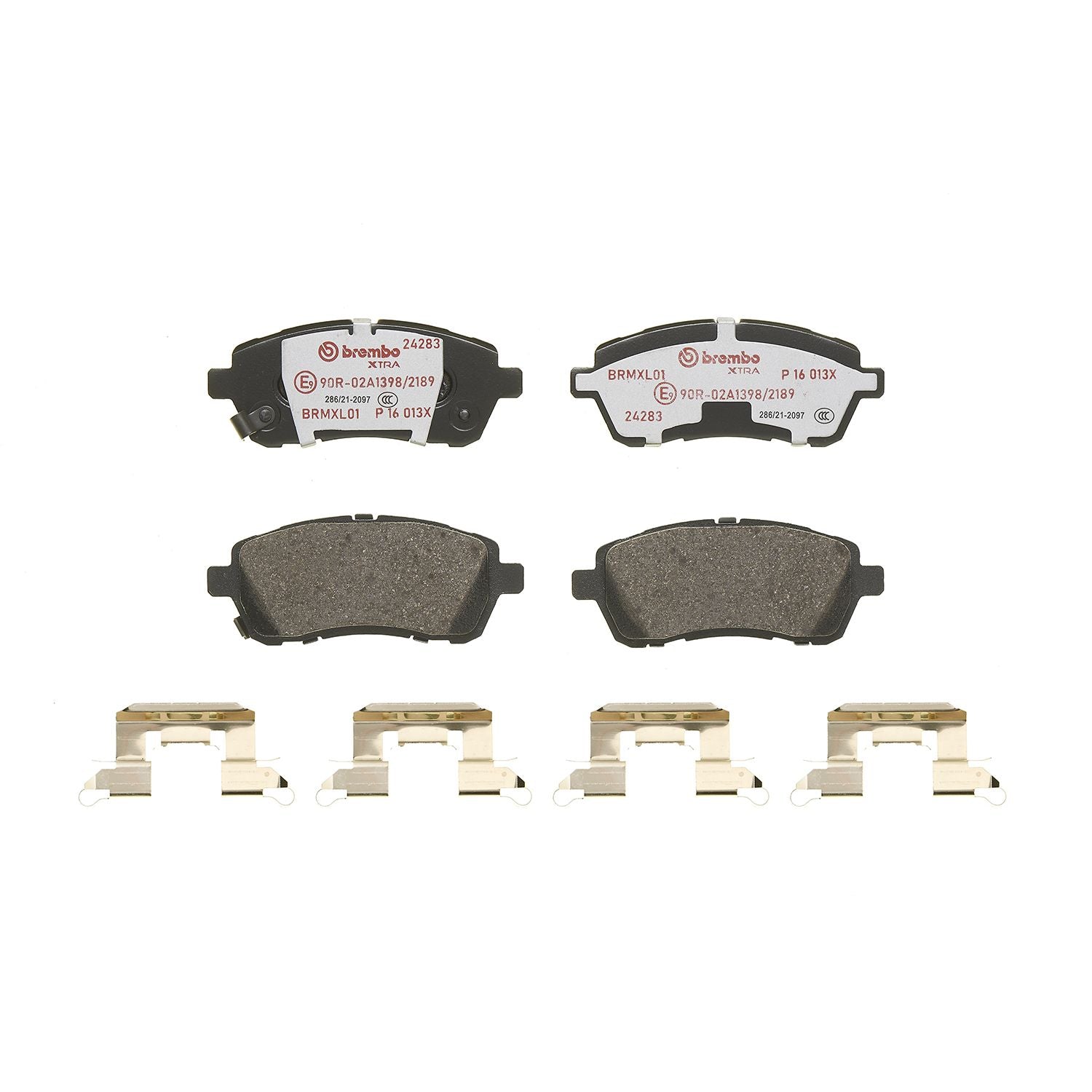 XTRA Low-Met Front Disc Brake Pad Set - P16013X_01