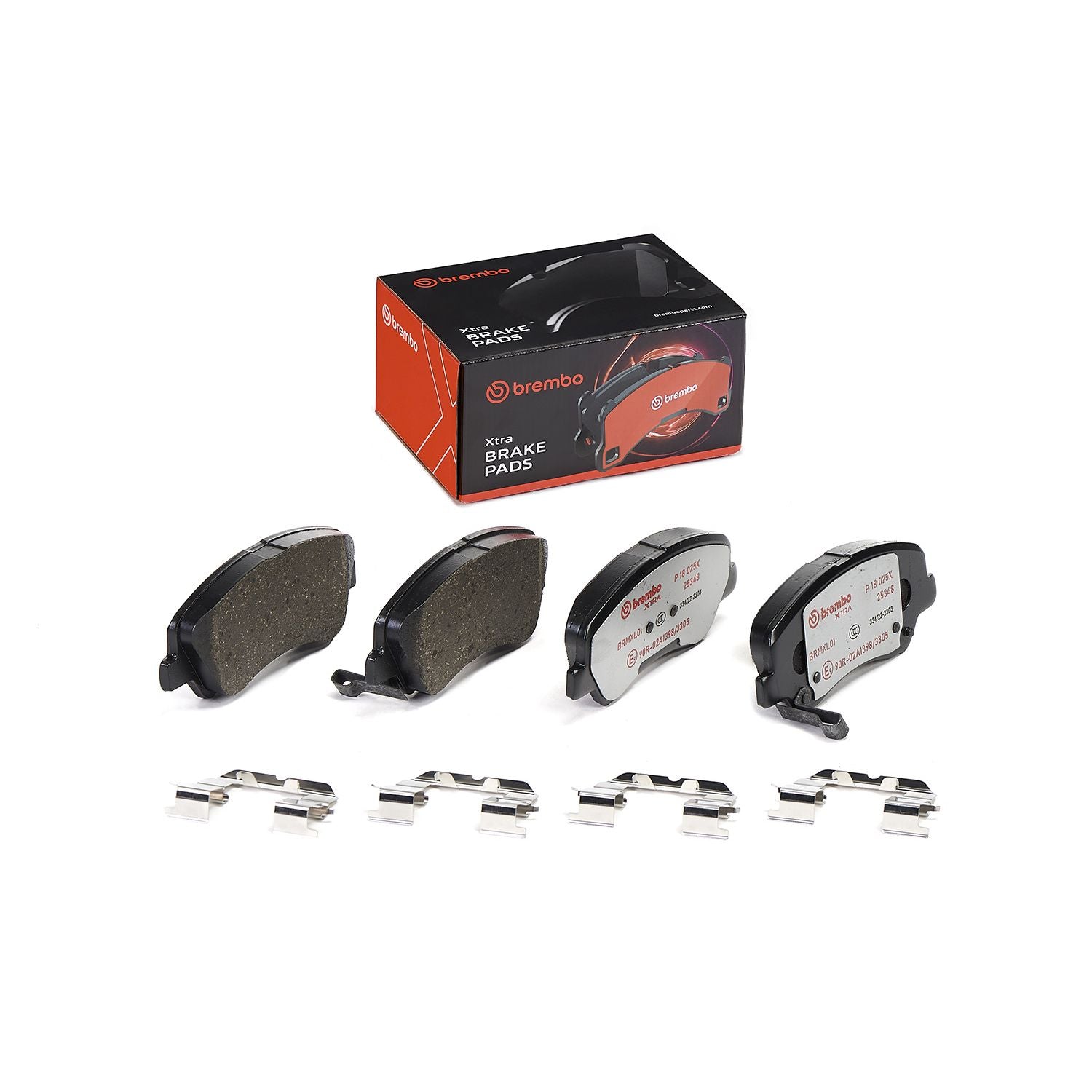 XTRA Low-Met Front Disc Brake Pad Set - P18025X_01